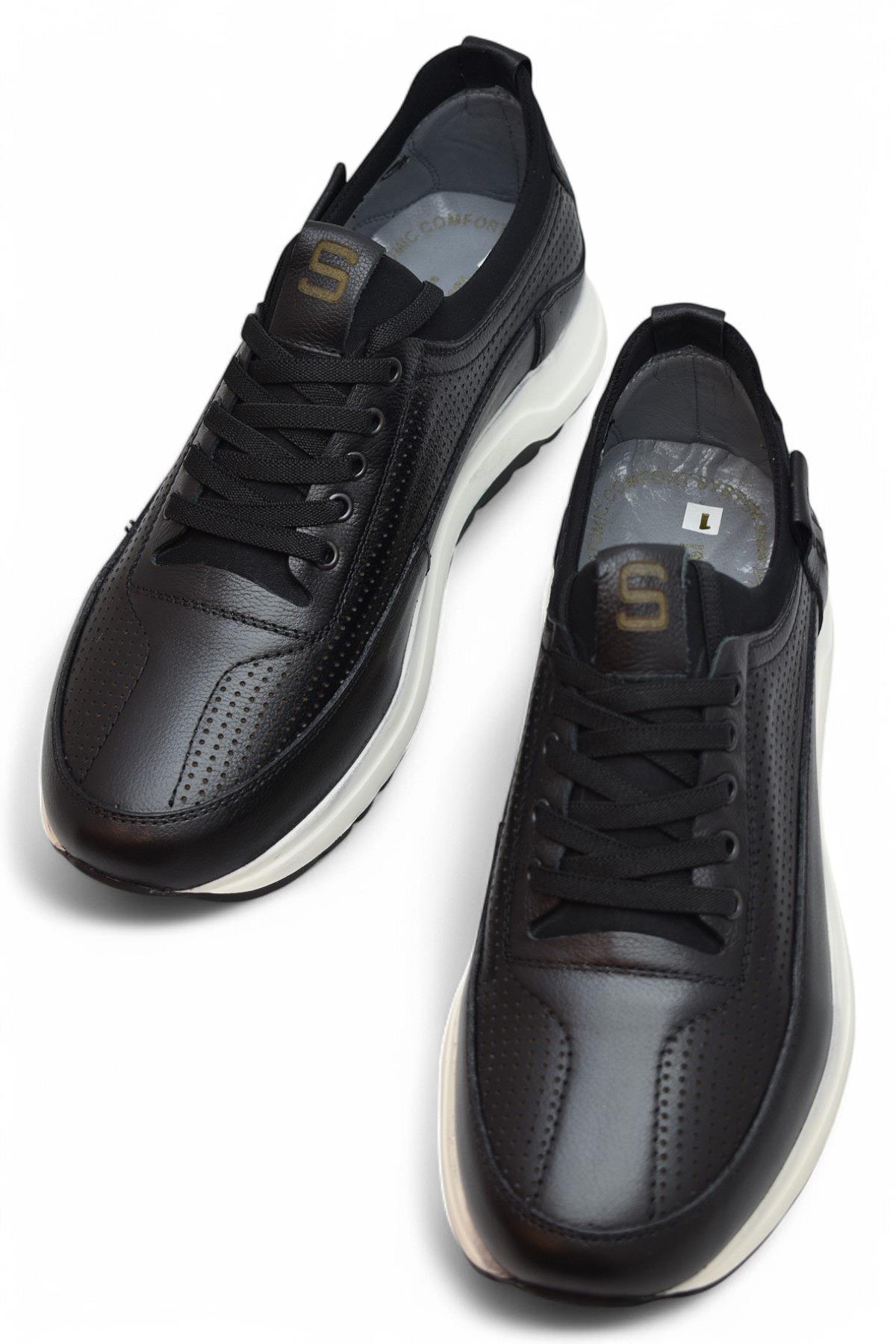 TAB6003 Ortopedik Taban Hakiki Deri Erkek Ayakkabı Günlük Casual Erkek Ayakkabı - Görsel 3