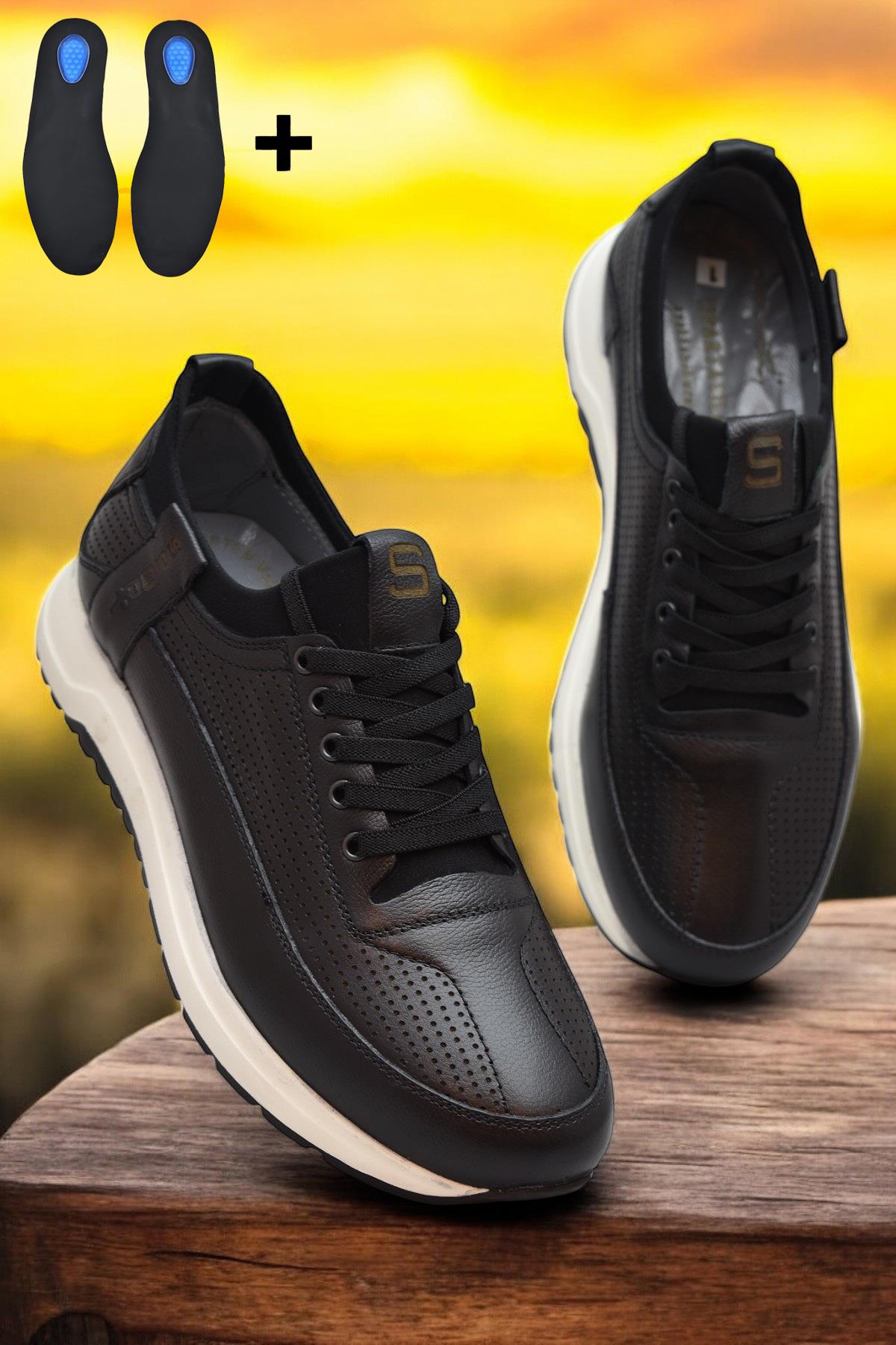 TAB6003 Ortopedik Taban Hakiki Deri Erkek Ayakkabı Günlük Casual Erkek Ayakkabı - Görsel 5