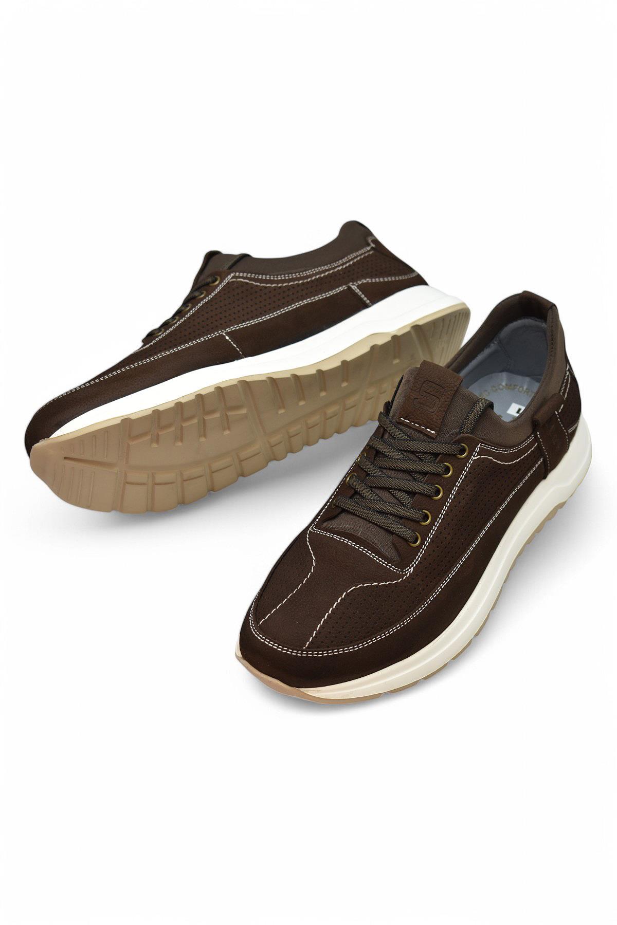 TAB6003 Ortopedik Taban Hakiki Deri Erkek Ayakkabı Günlük Casual Erkek Ayakkabı - Görsel 4
