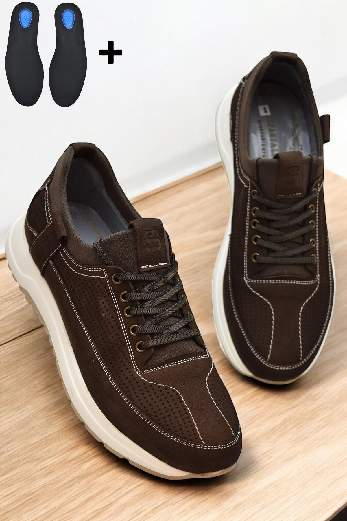 TAB6003 Ortopedik Taban Hakiki Deri Erkek Ayakkabı Günlük Casual Erkek Ayakkabı - Görsel 5