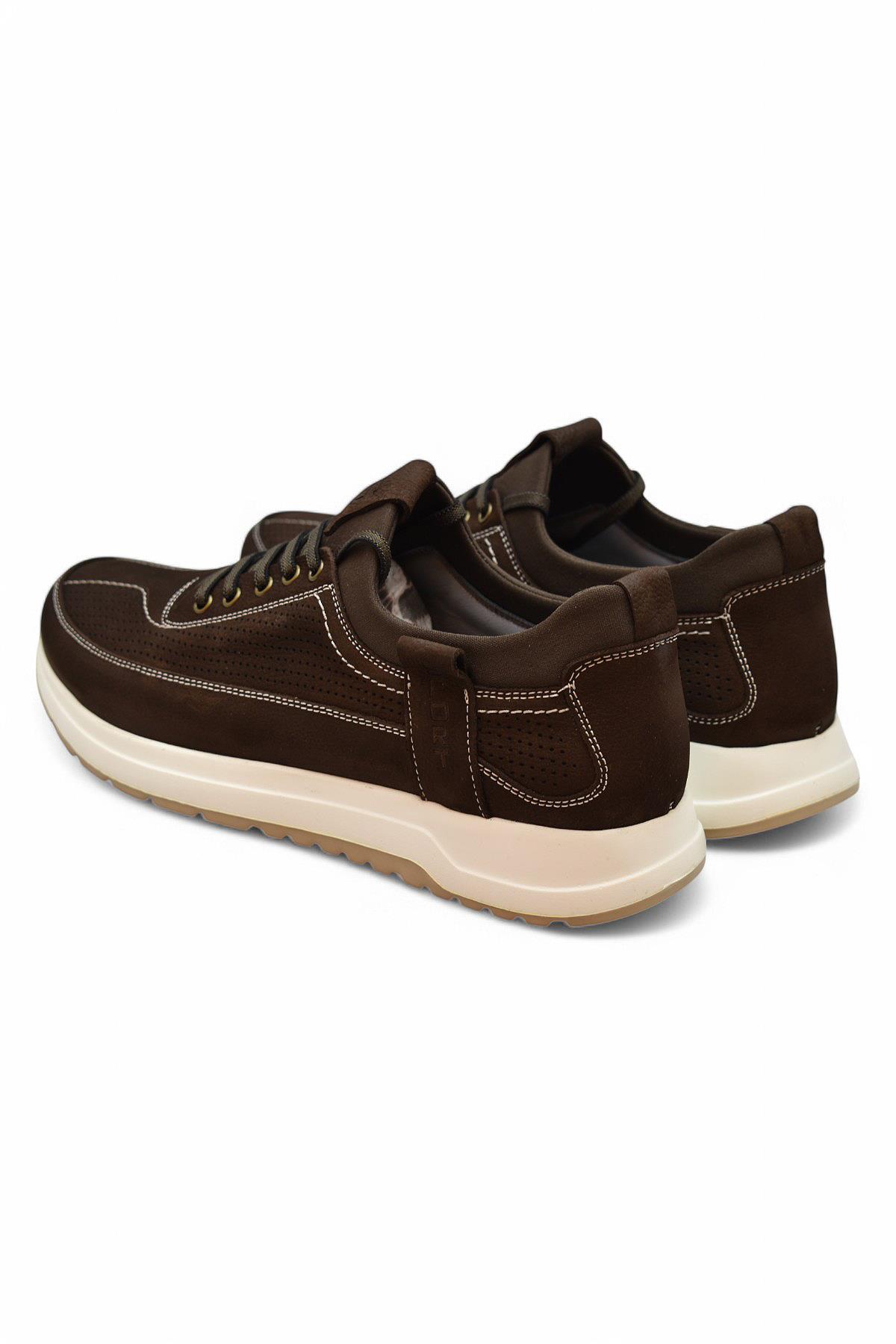 TAB6003 Ortopedik Taban Hakiki Deri Erkek Ayakkabı Günlük Casual Erkek Ayakkabı - Görsel 6