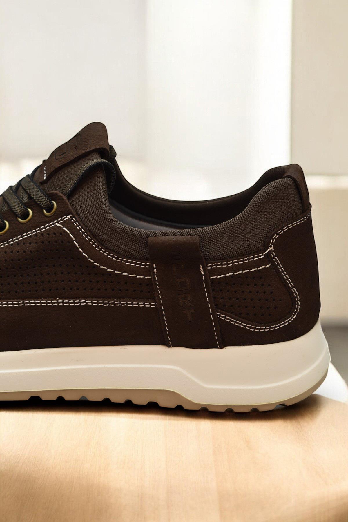 TAB6003 Ortopedik Taban Hakiki Deri Erkek Ayakkabı Günlük Casual Erkek Ayakkabı - Görsel 8