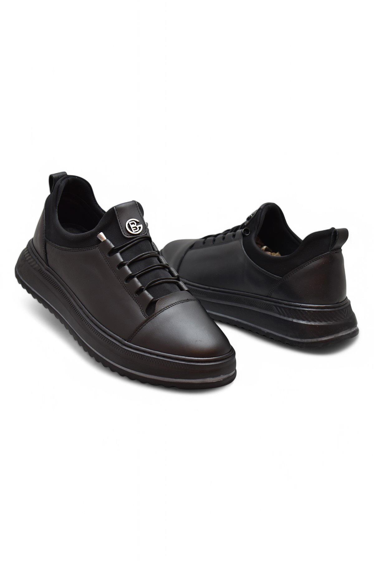 TAB885 Ortopedik Taban Hakiki Deri Erkek Ayakkabı Günlük Casual Erkek Ayakkabı - Görsel 3