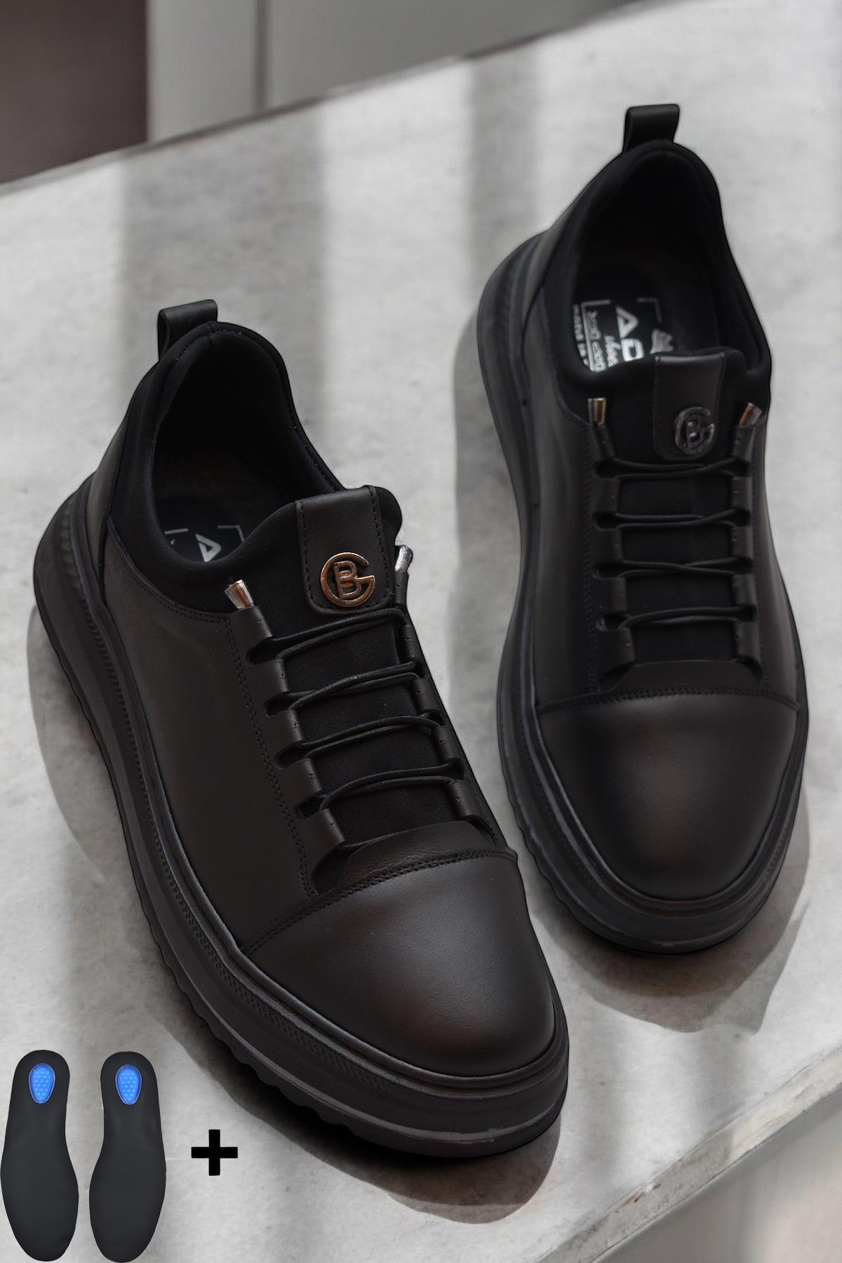 TAB885 Ortopedik Taban Hakiki Deri Erkek Ayakkabı Günlük Casual Erkek Ayakkabı - Görsel 4