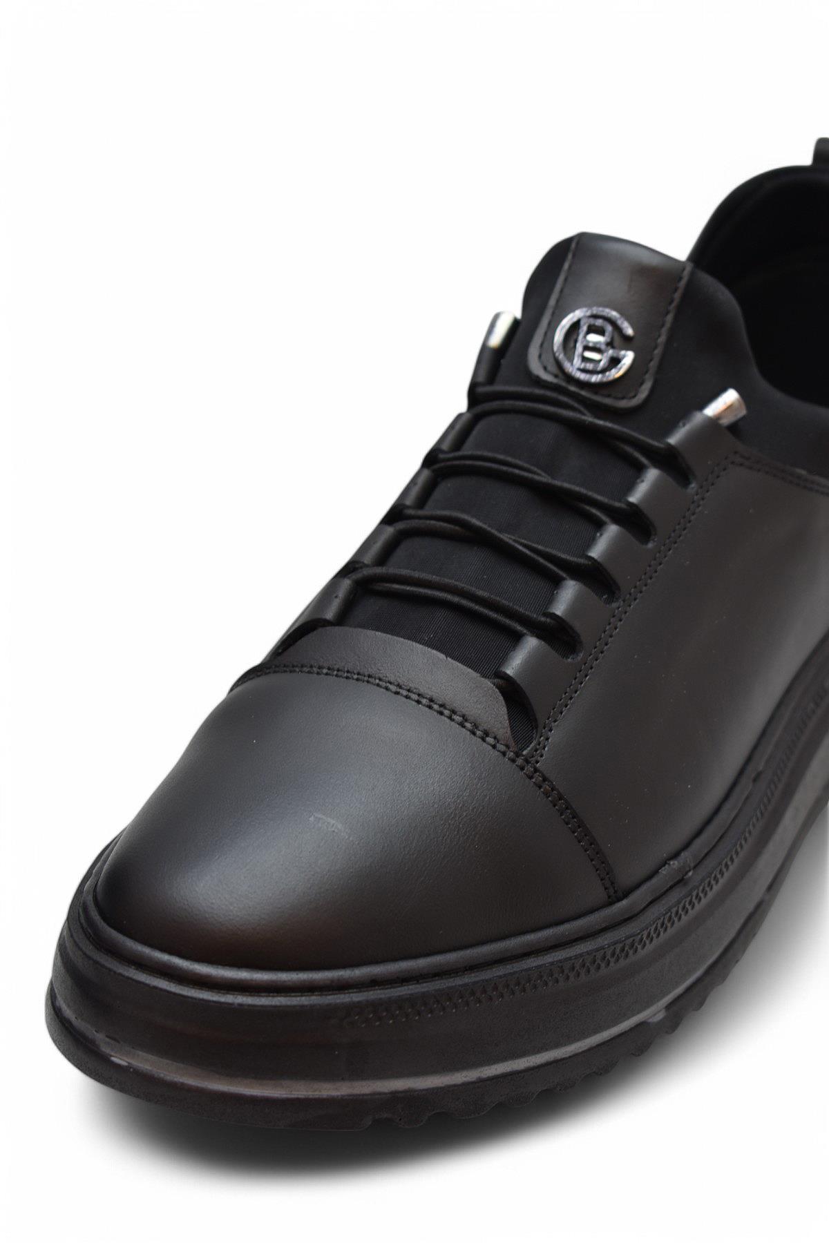 TAB885 Ortopedik Taban Hakiki Deri Erkek Ayakkabı Günlük Casual Erkek Ayakkabı - Görsel 6