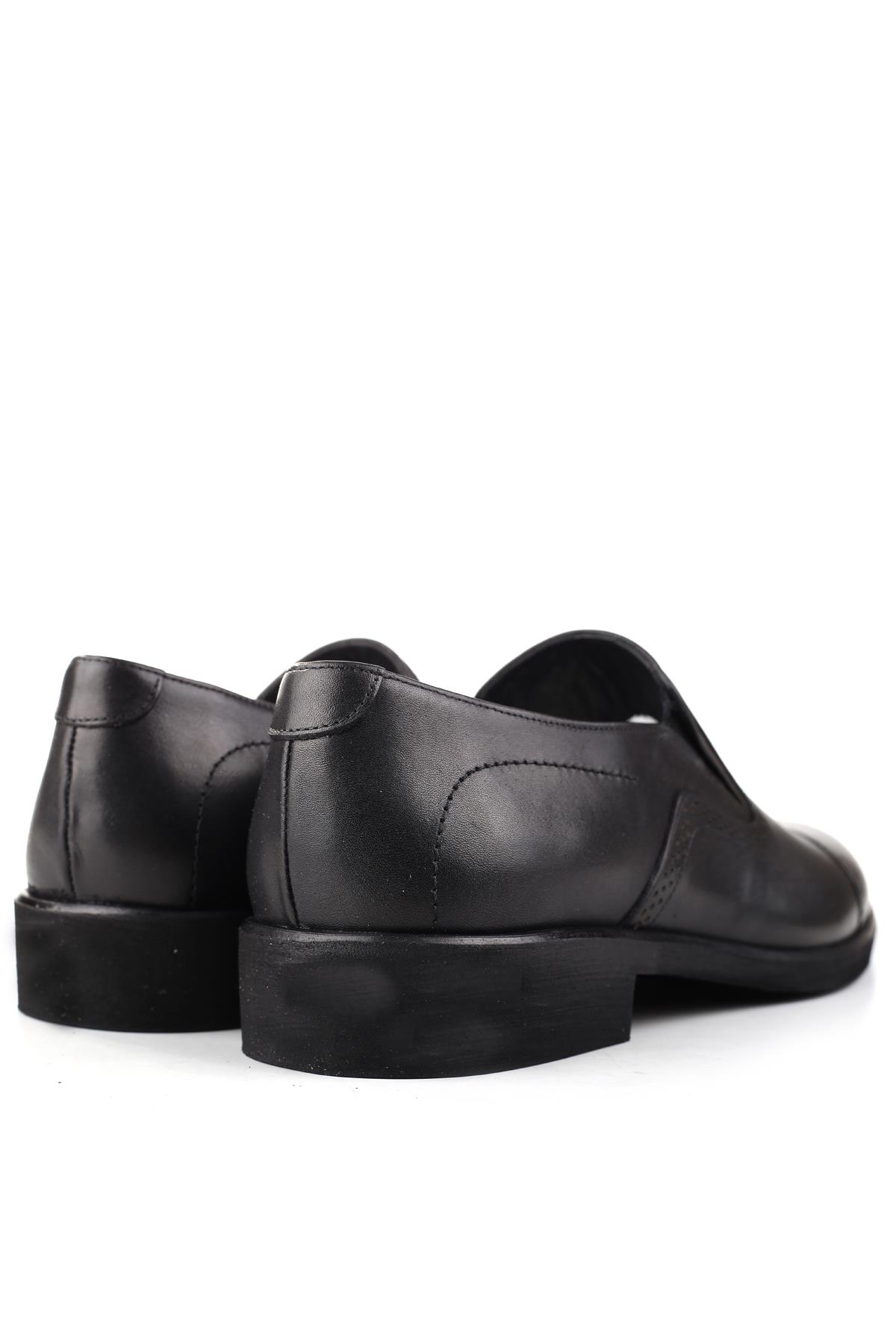 Hakiki Deri Termo Taban Bağcıksız Klasik Erkek Ayakkabı - Görsel 5