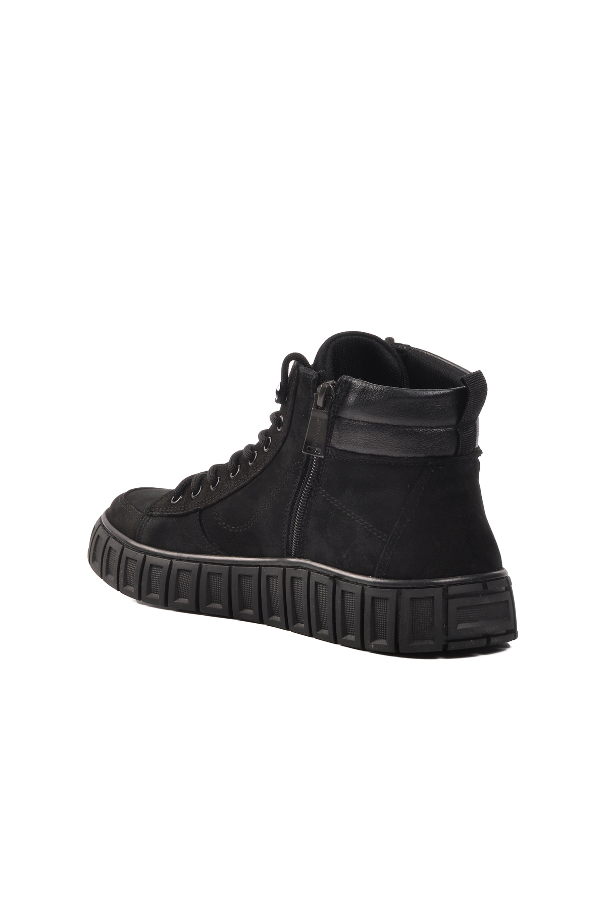 Siyah Nubuk Sneaker Erkek Bot - Görsel 5