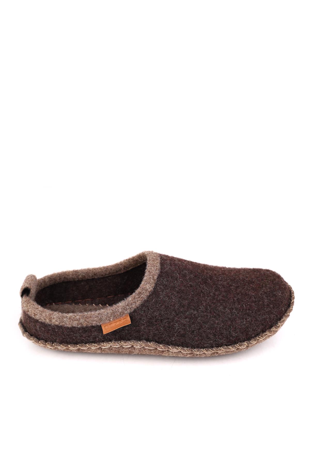 14771 Sessiz Kaydırmaz Taban Keçe Unisex Ev Ve Misafir Terliği - Görsel 3