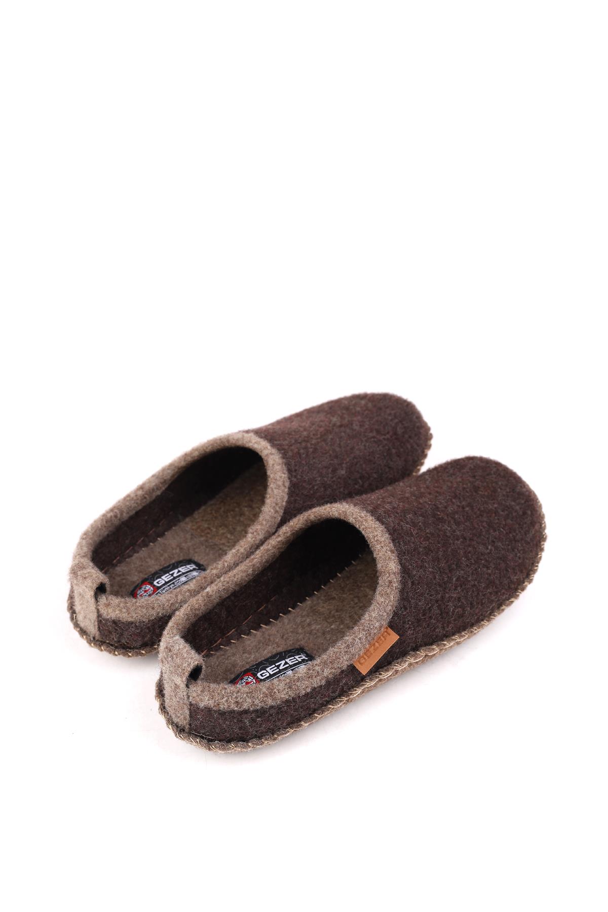 14771 Sessiz Kaydırmaz Taban Keçe Unisex Ev Ve Misafir Terliği - Görsel 5