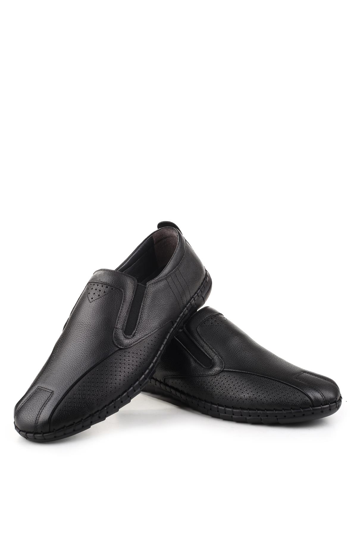 Öz Soylu 206 Büyük Numara Hakiki Deri Günlük Erkek Ayakkabı - Görsel 4
