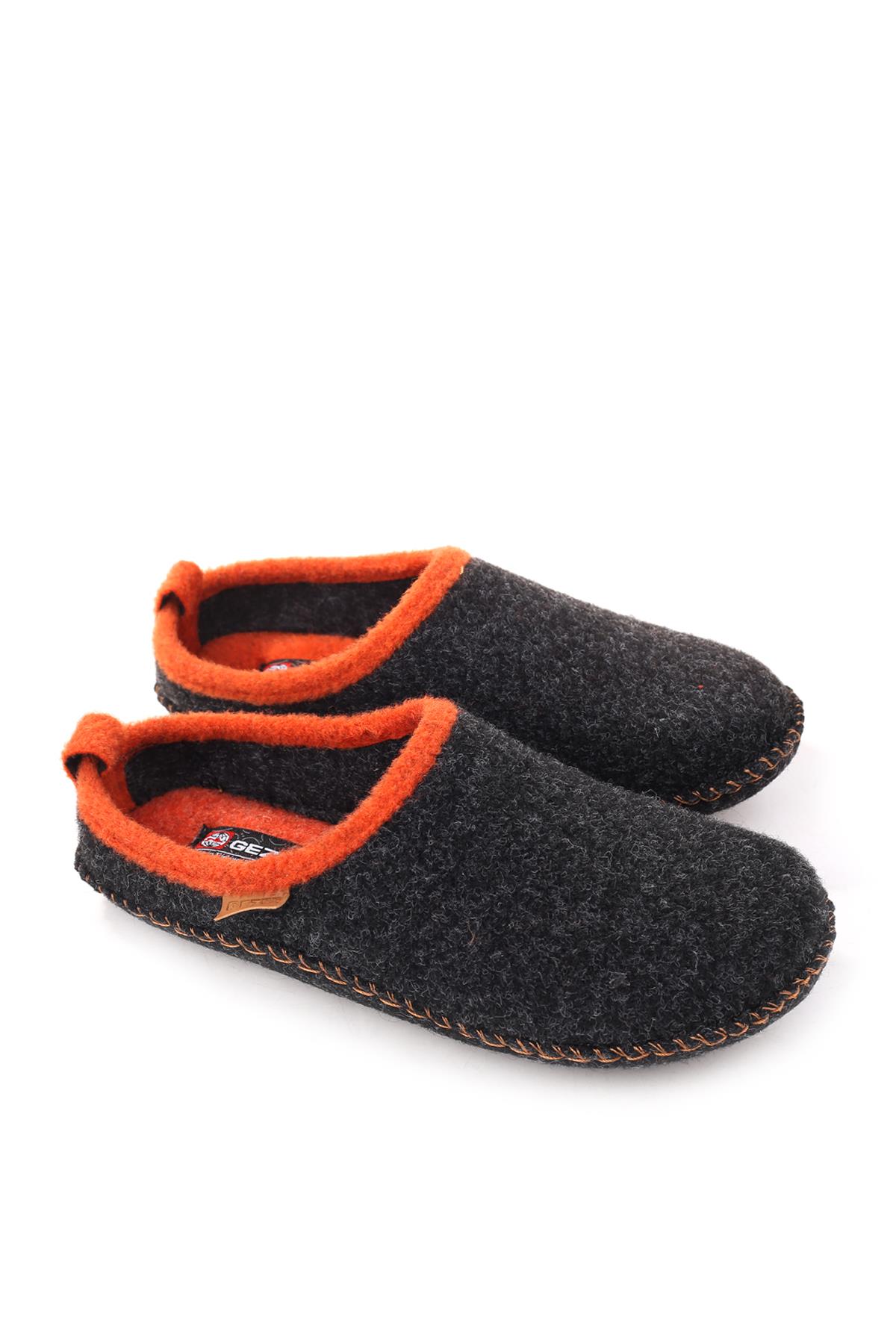 14771 Sessiz Kaydırmaz Taban Keçe Unisex Ev Ve Misafir Terliği - Görsel 2