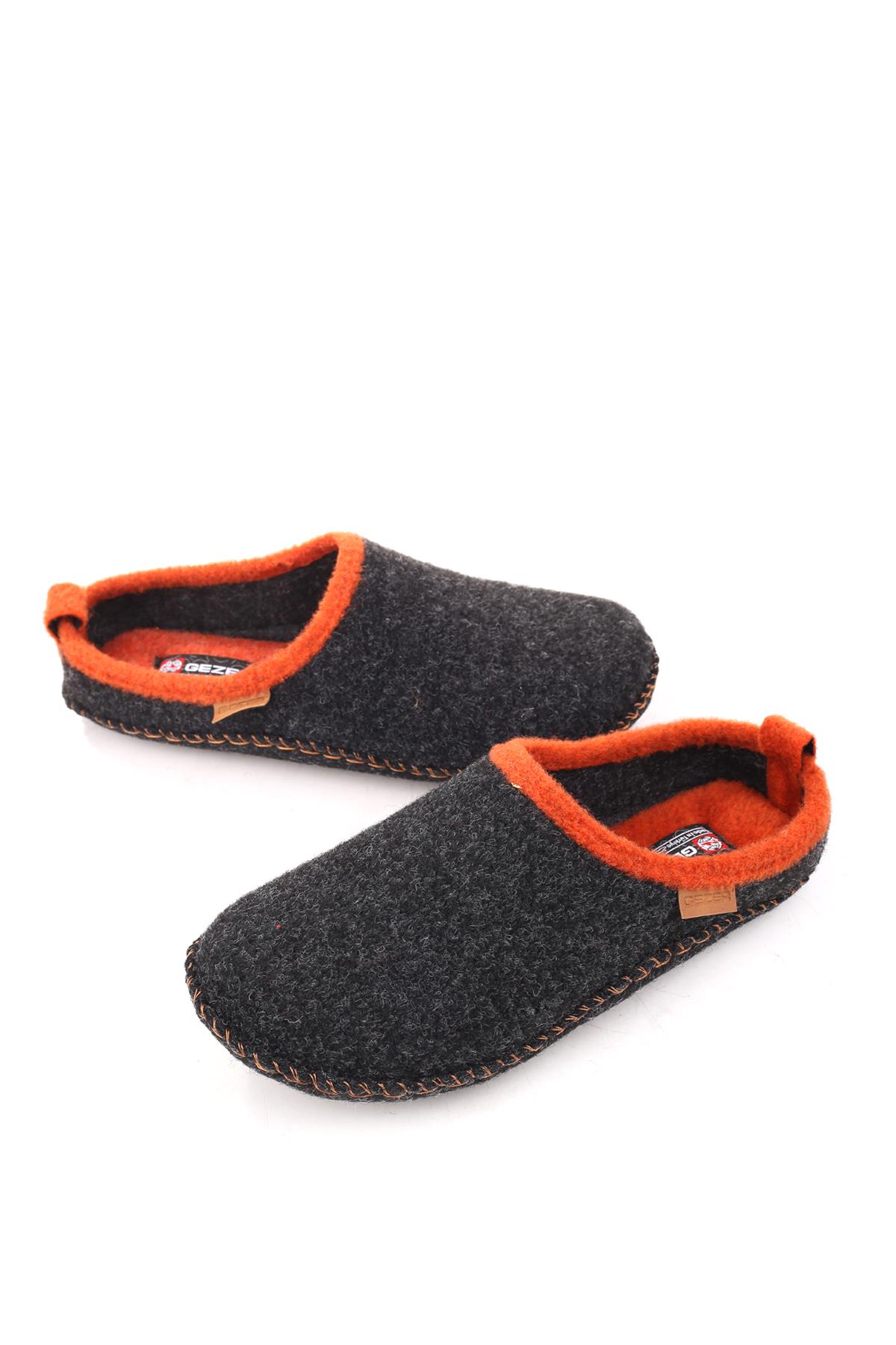 14771 Sessiz Kaydırmaz Taban Keçe Unisex Ev Ve Misafir Terliği - Görsel 4