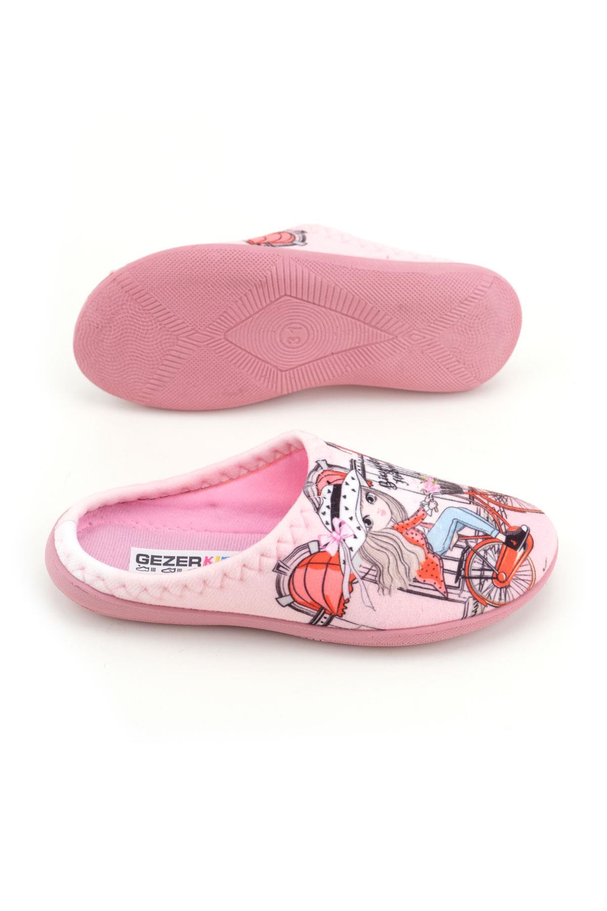 15385 Kız Çocuk Kışlık Rahat Taban Ev Halı Terliği - Görsel 6
