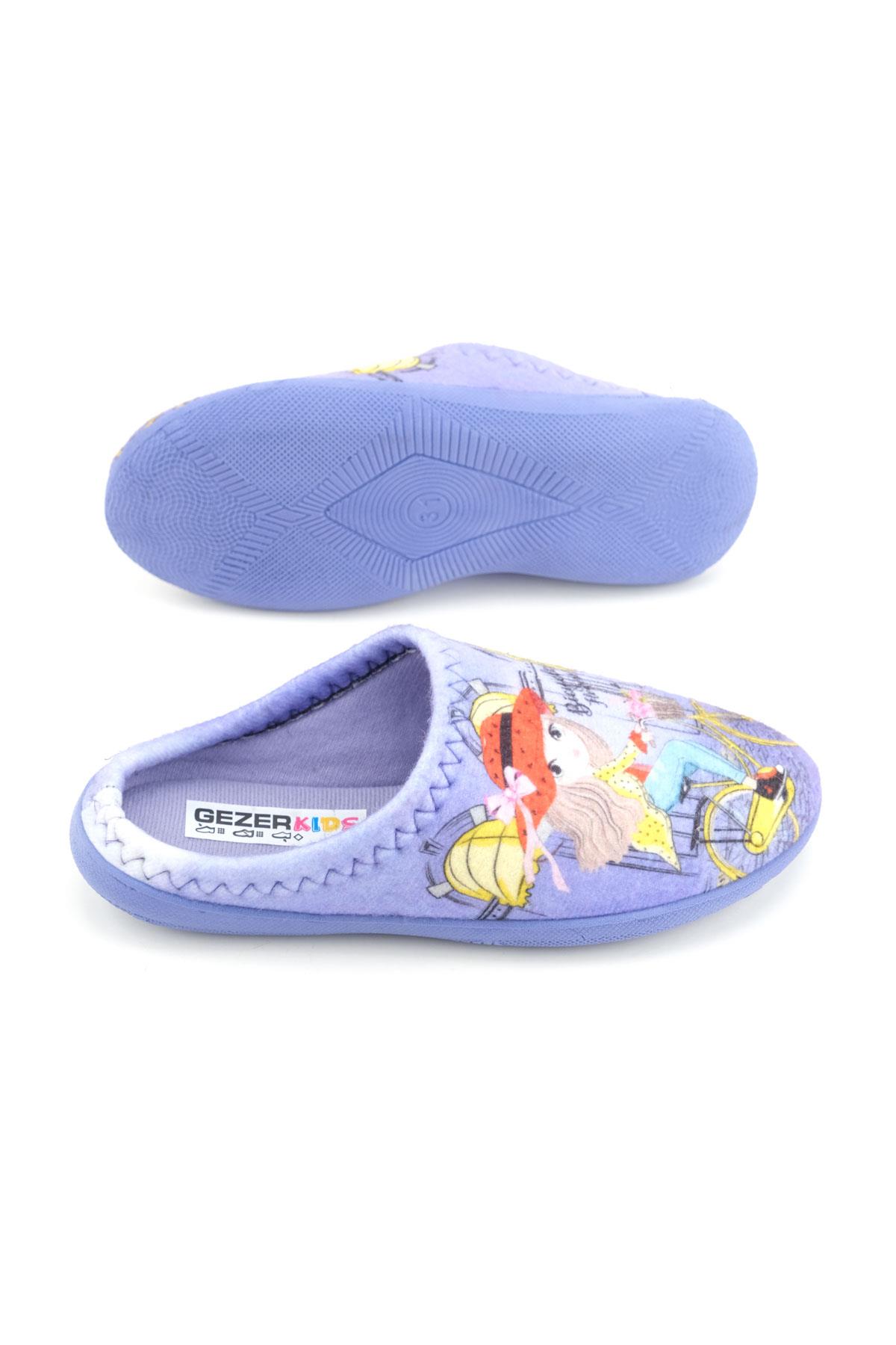 15385 Kız Çocuk Kışlık Rahat Taban Ev Halı Terliği - Görsel 6