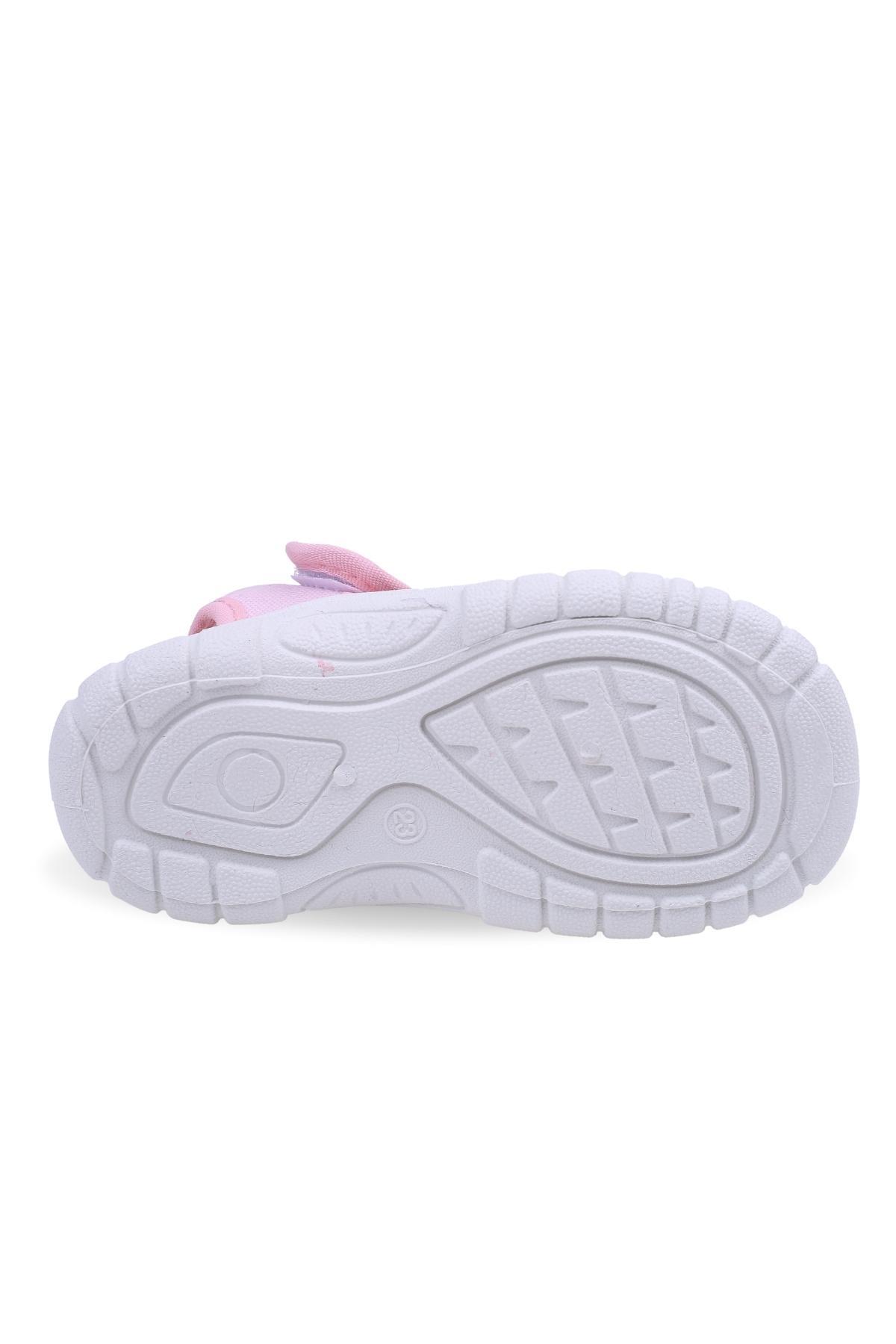 Kids Çilek Desen Rahat Taban Günlük Kız Çocuk Sandalet - Görsel 6