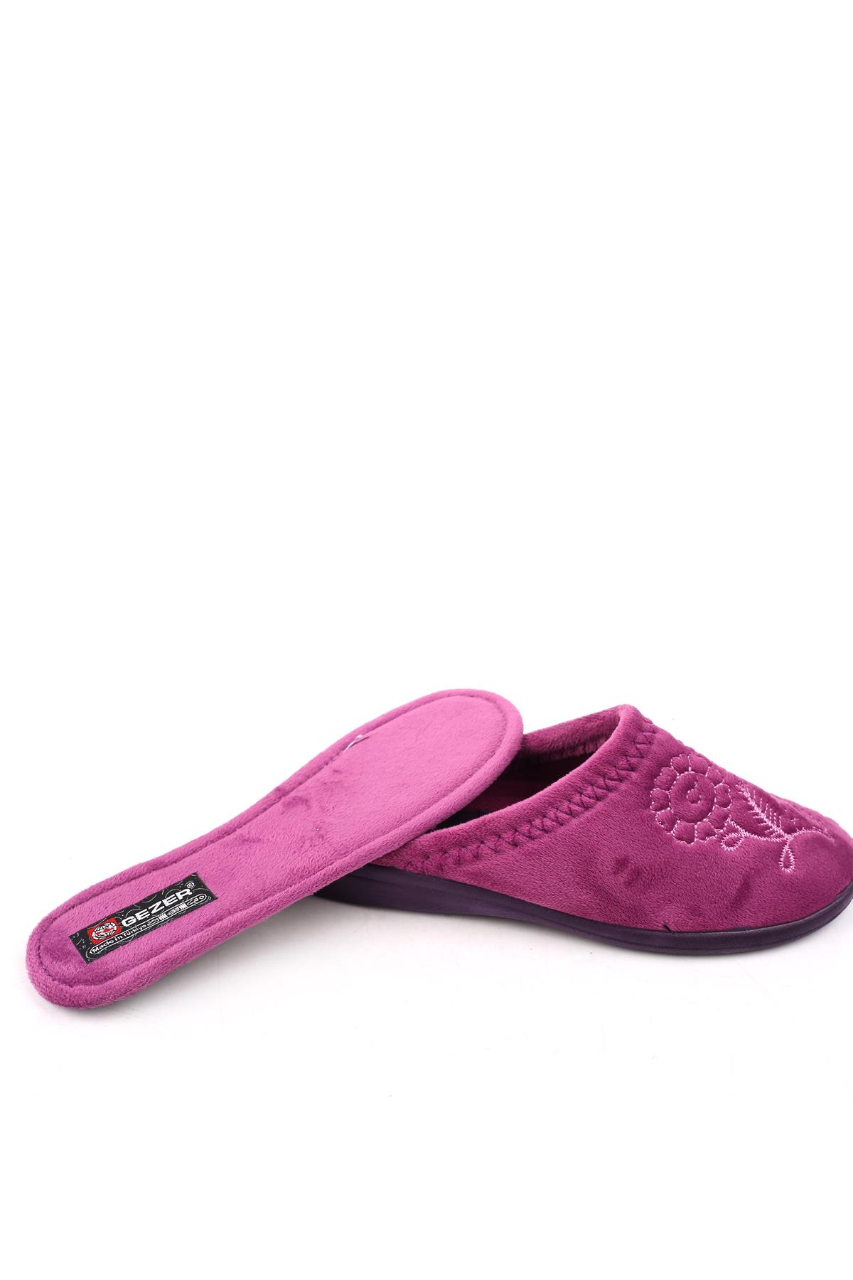 14520 Cırtlı Çıkarılabilir Taban Günlük Kadın Ev-Halı Terliği - Görsel 5