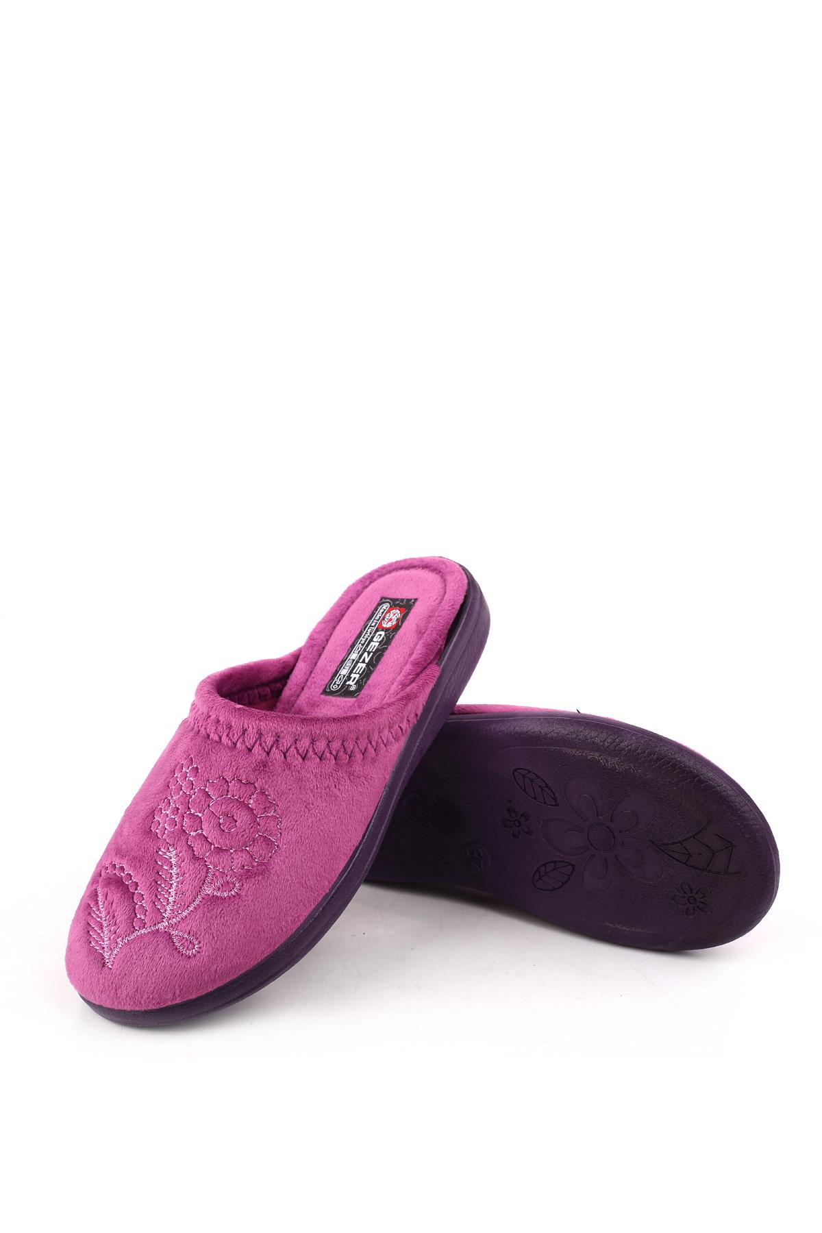 14520 Cırtlı Çıkarılabilir Taban Günlük Kadın Ev-Halı Terliği - Görsel 6