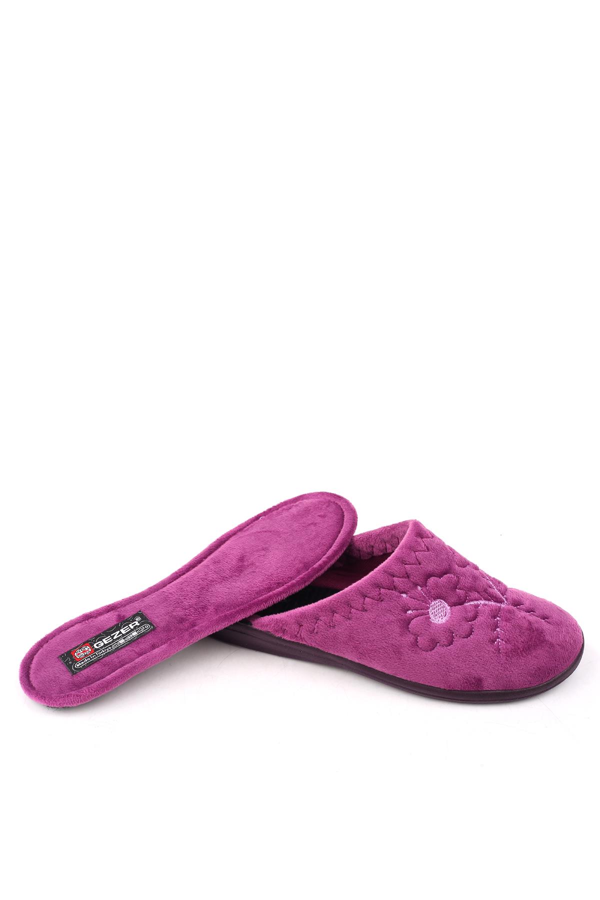 14519 Cırtlı Çıkarılabilir Taban Günlük Kadın Ev-Halı Terliği - Görsel 5