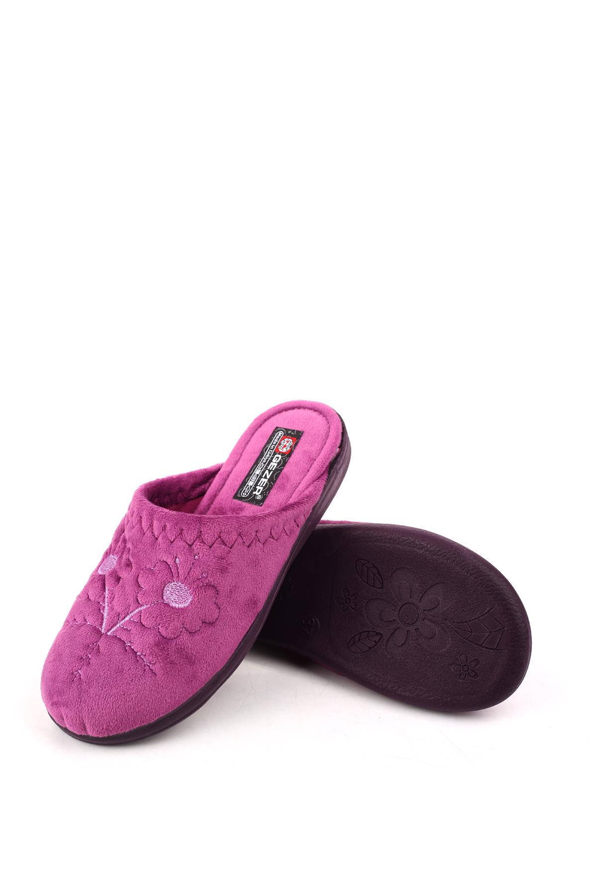 14519 Cırtlı Çıkarılabilir Taban Günlük Kadın Ev-Halı Terliği - Görsel 7