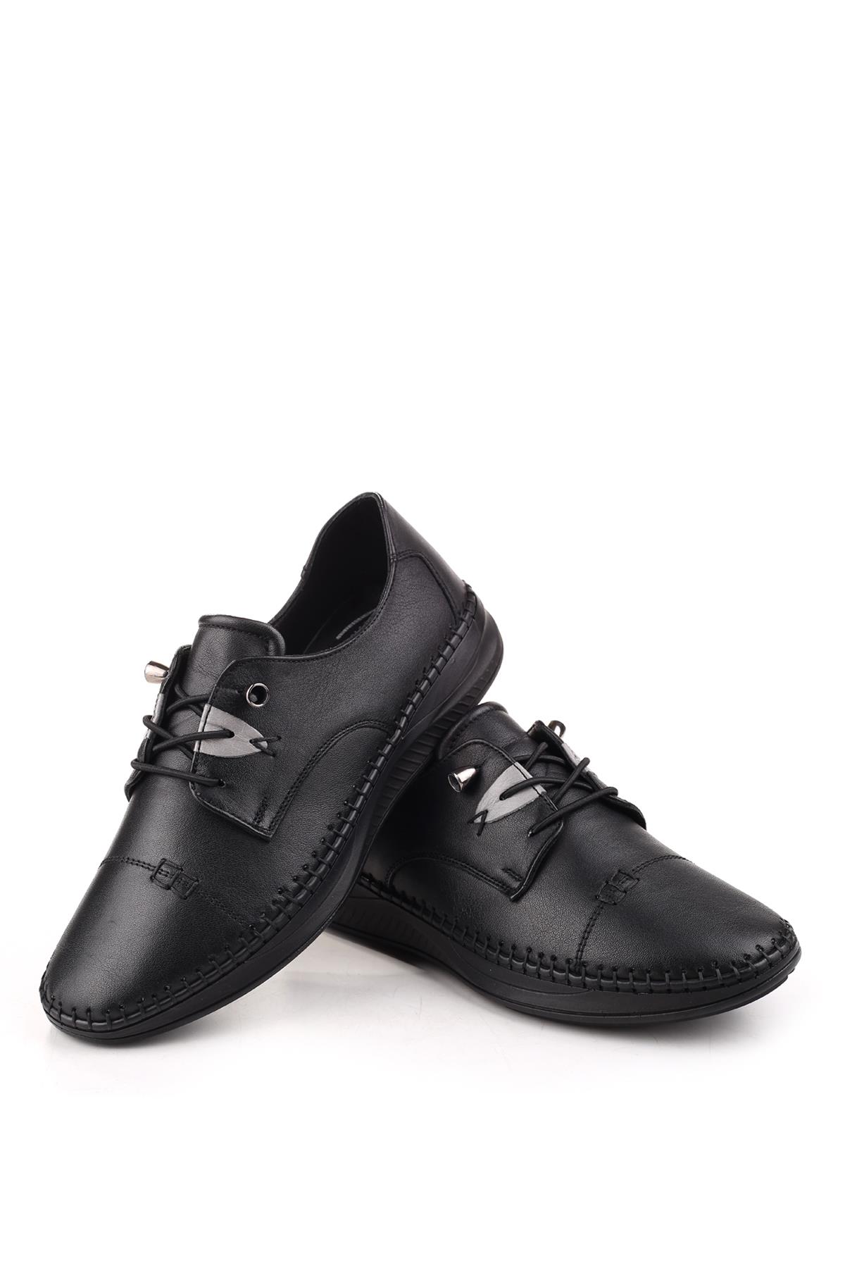 9523-1 Kadın Günlük Hakiki Deri Ortopedik Ayakkabı - Görsel 4