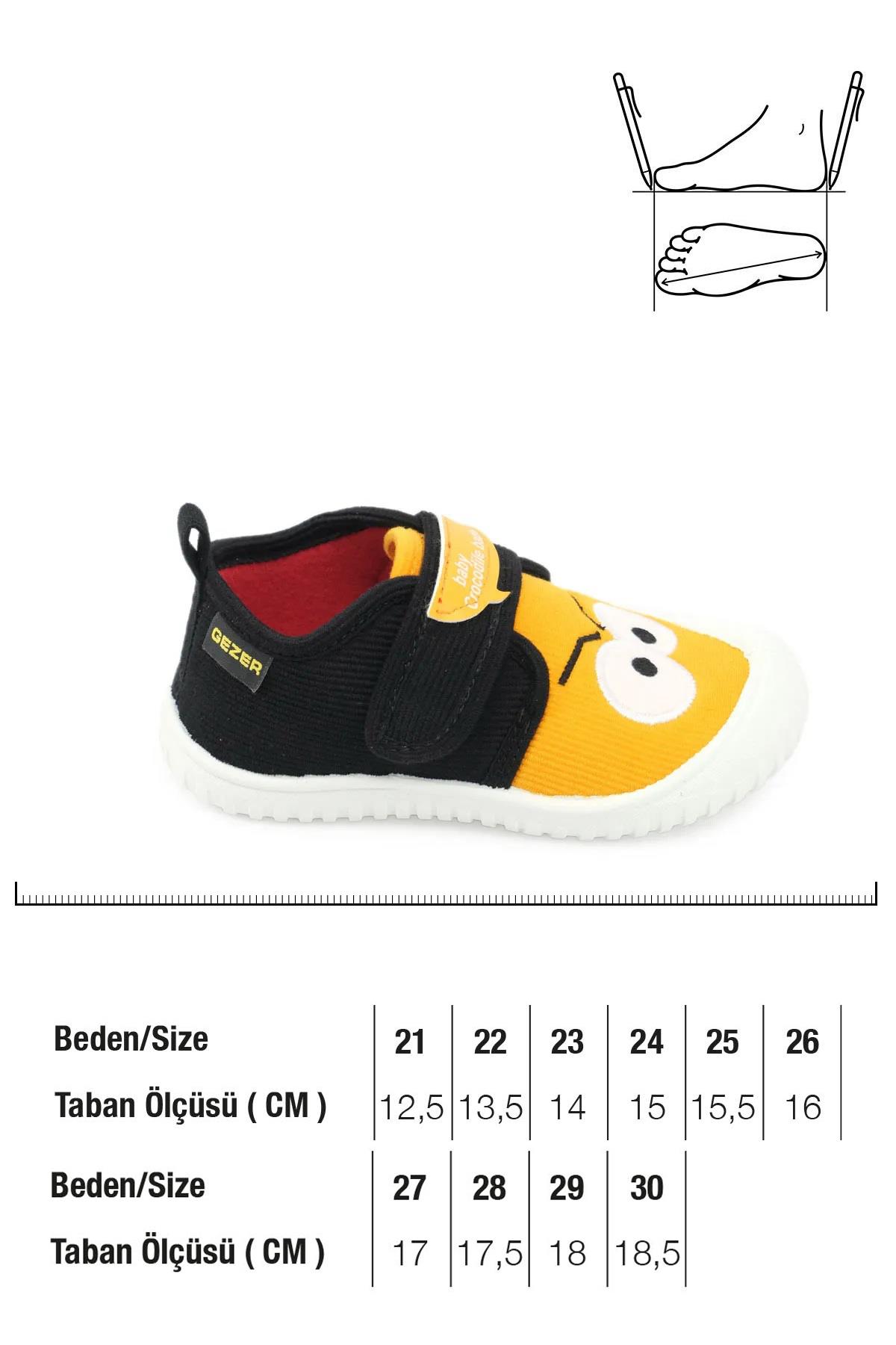 Kışlık Cırtlı Erkek Çocuk Günlük Okul Kreş Panduf Ayakkabı - Görsel 4