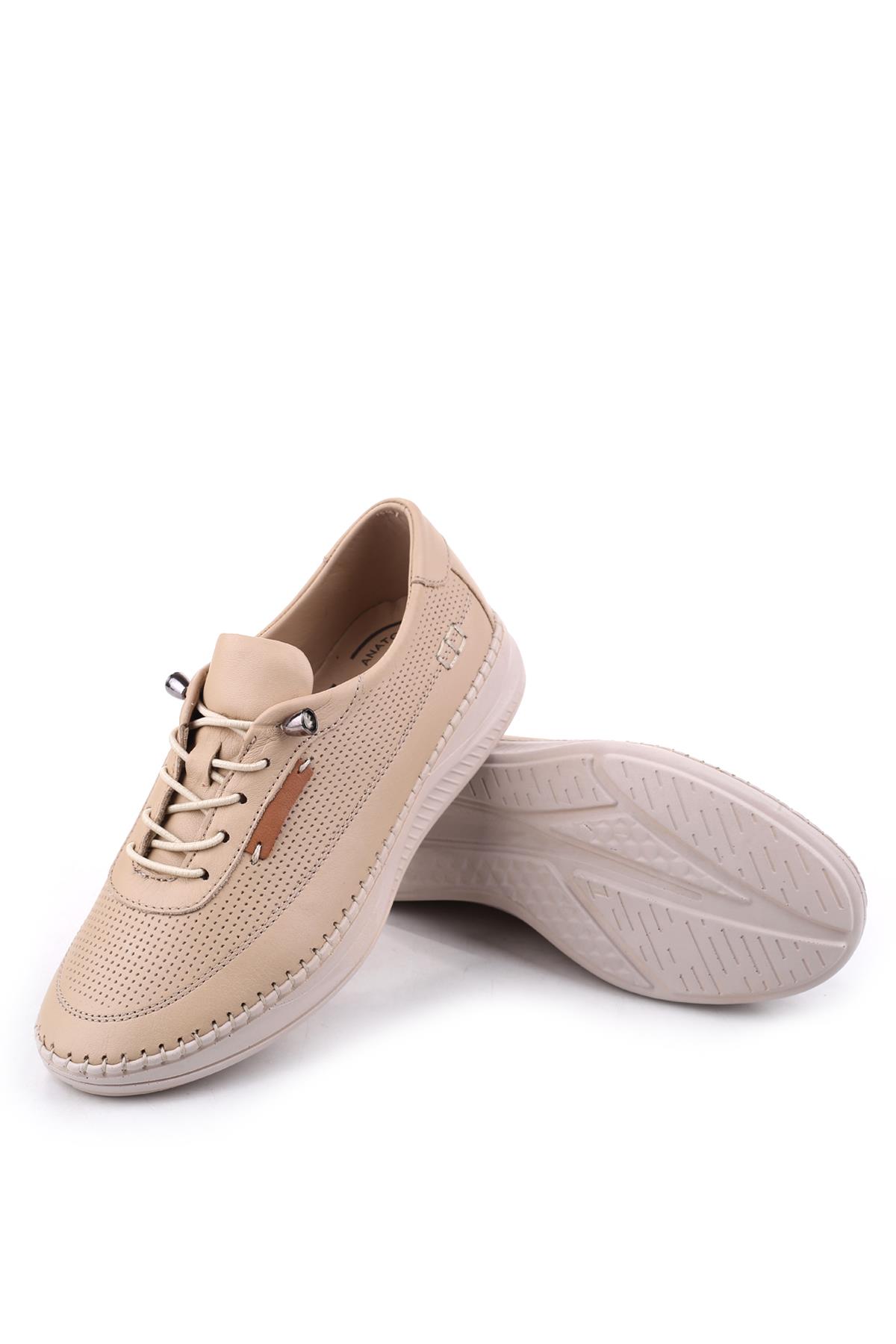 9550 Kadın Günlük Hakiki Deri Ortopedik Ayakkabı - Görsel 6