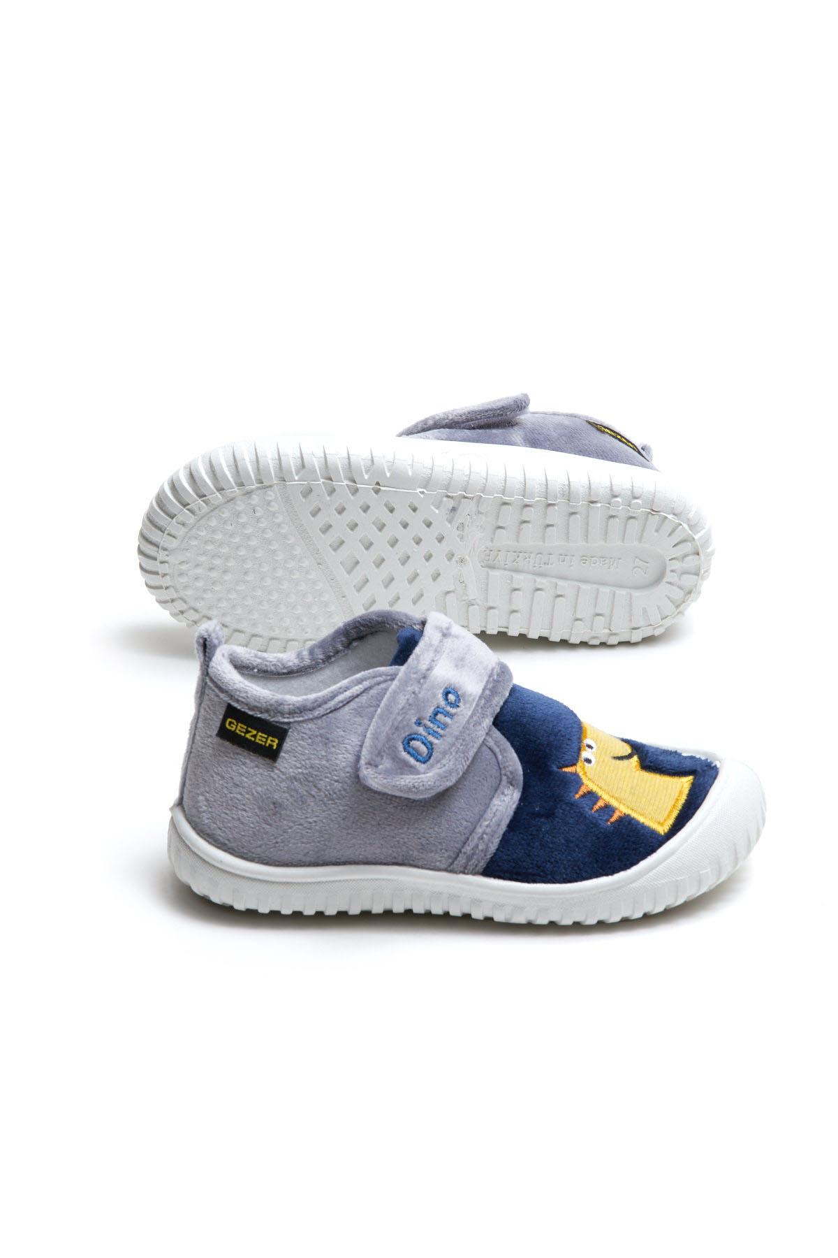 Kışlık Cırtlı Erkek Çocuk Bebek Günlük Okul Kreş Panduf Ayakkabı - Görsel 5