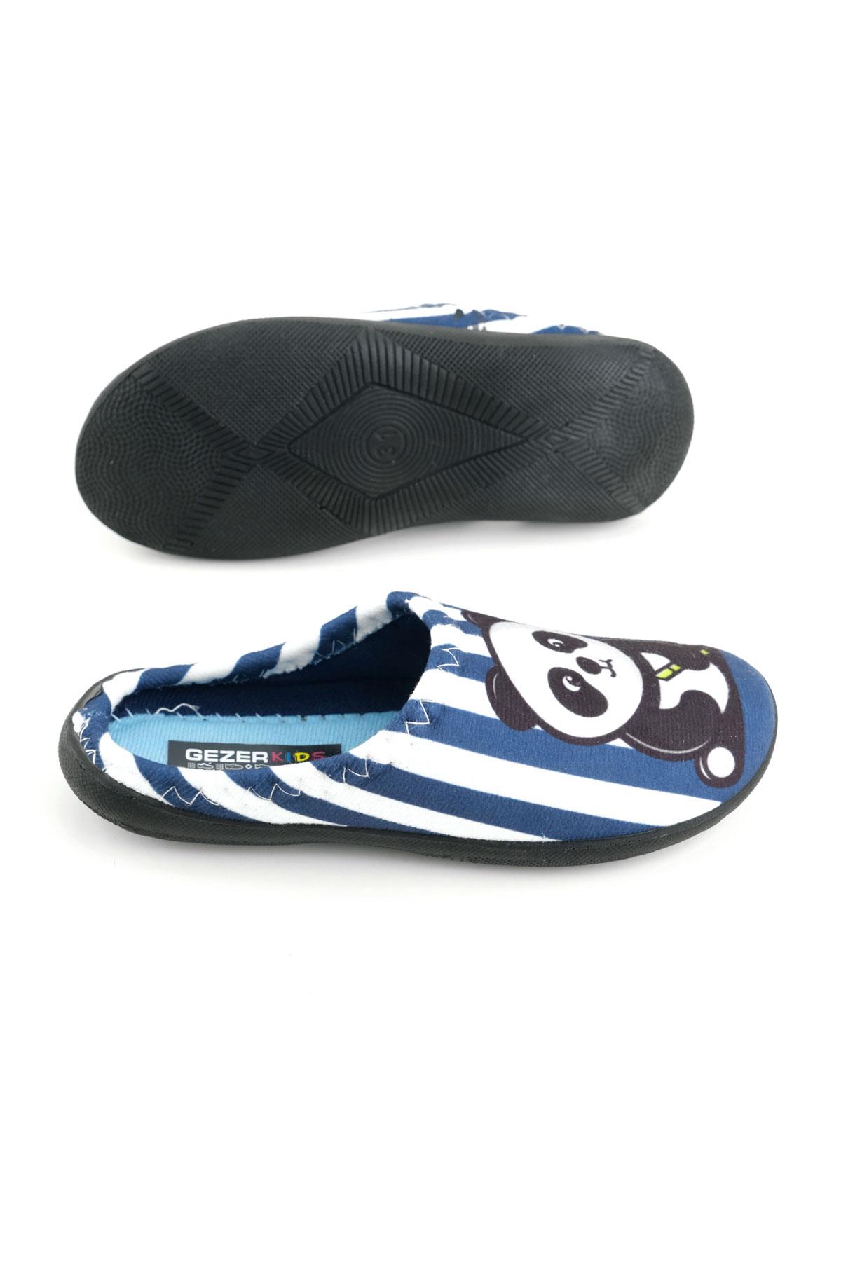 15388 Erkek Çocuk Kışlık Rahat Taban Ev Halı Terliği - Görsel 5