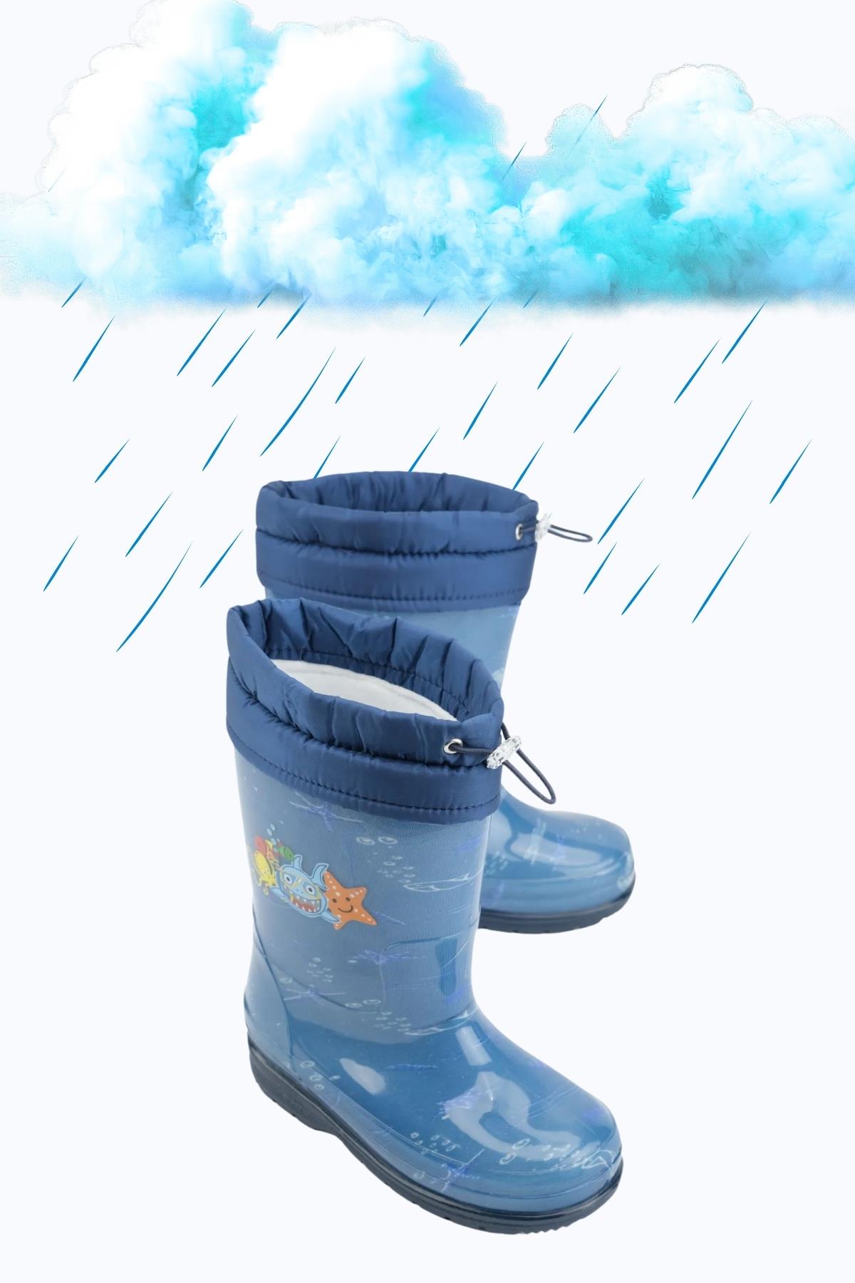 EC2KFM.00674 Erkek Çocuk Su Yağmur Geçirmez Çizme - Görsel 2