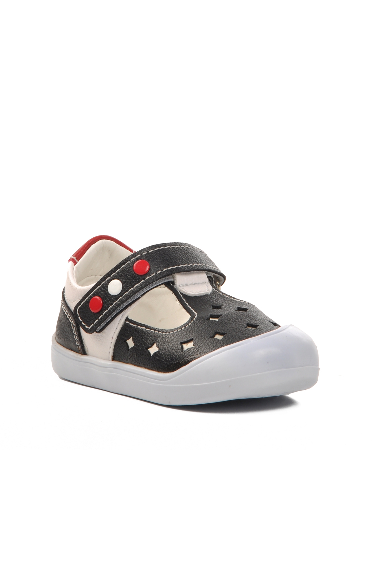 Aspor Beyaz Lacivert Kız Bebek Günlük Ayakkabı - Görsel 4