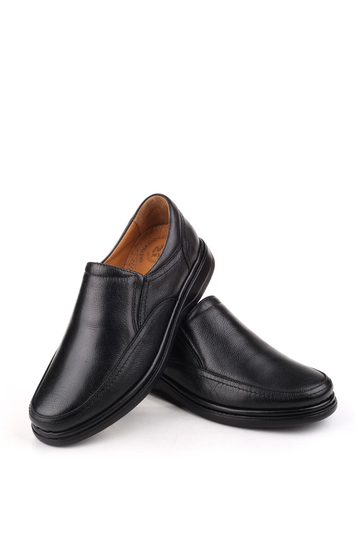 4562 Erkek Hakiki Deri Ortopedik Comfort Ayakkabı - Görsel 4