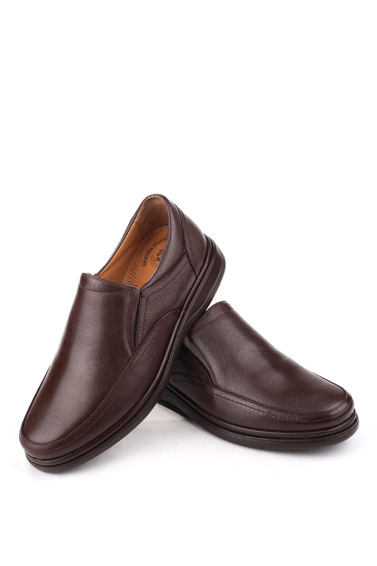 4562 Erkek Hakiki Deri Ortopedik Comfort Ayakkabı - Görsel 4