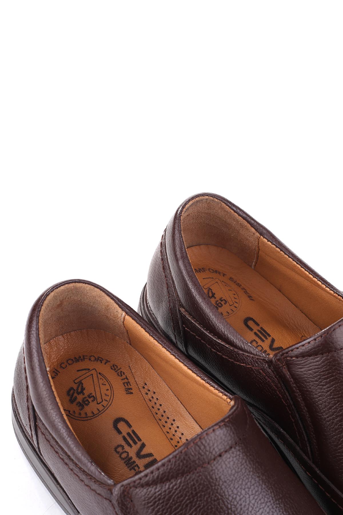 4562 Erkek Hakiki Deri Ortopedik Comfort Ayakkabı - Görsel 5