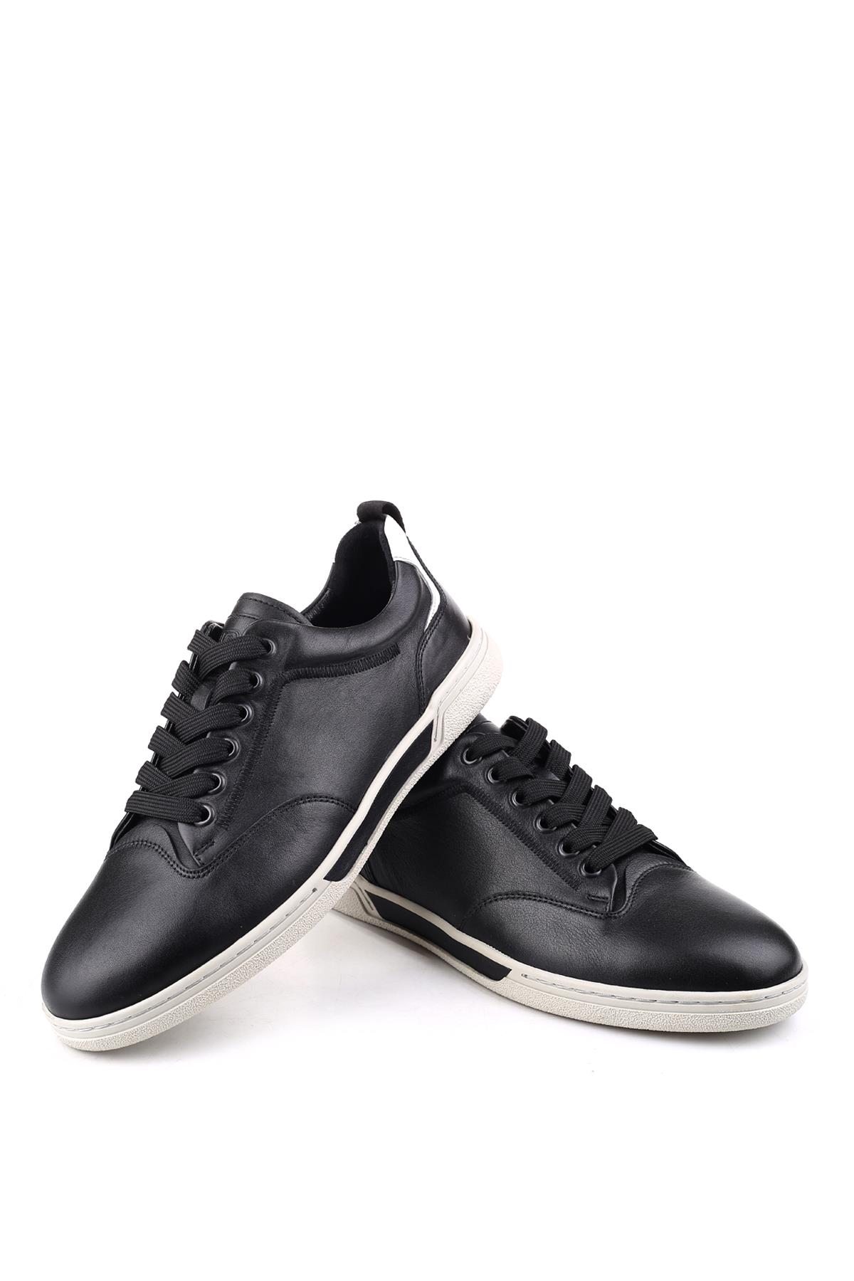 H1020 Erkek Hakiki Deri Bağcıklı Günlük Ayakkabı - Görsel 4
