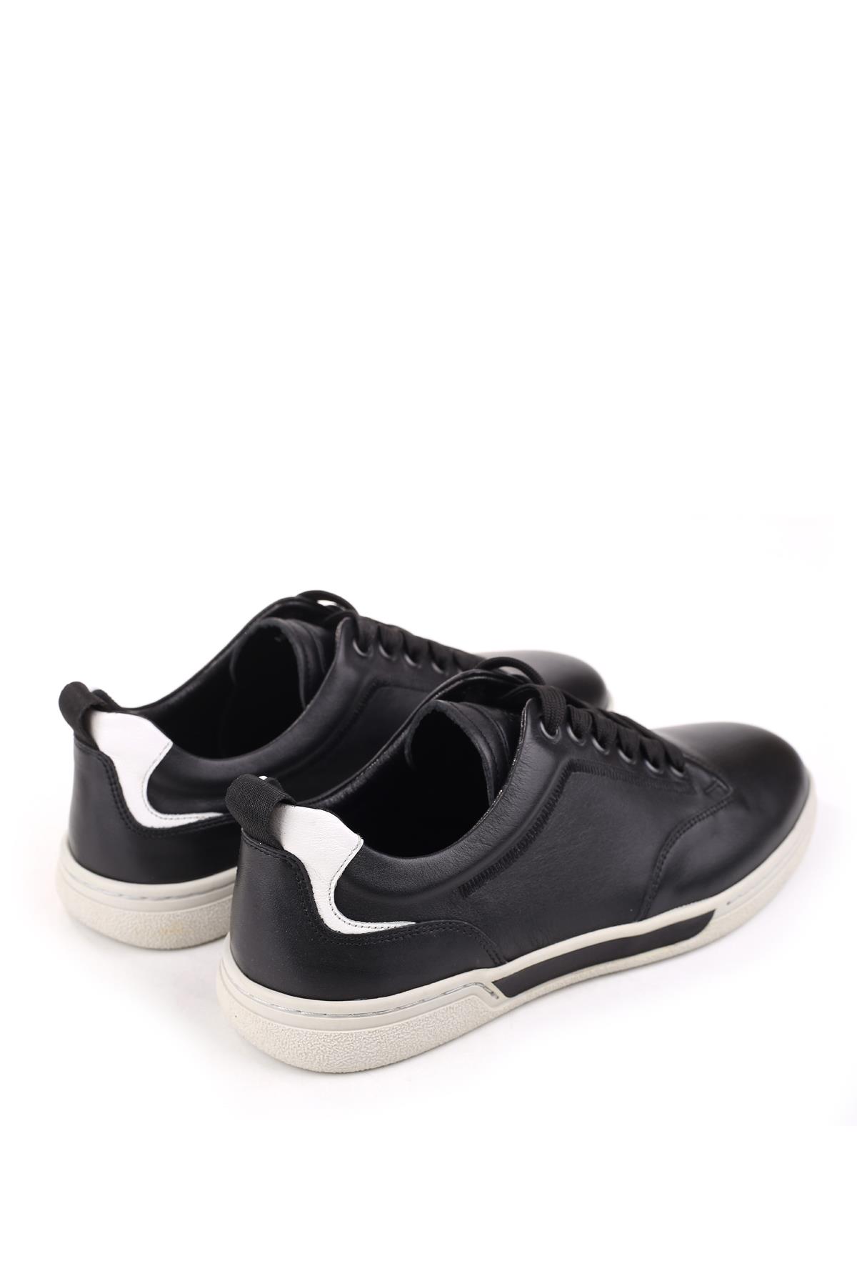 H1020 Erkek Hakiki Deri Bağcıklı Günlük Ayakkabı - Görsel 5