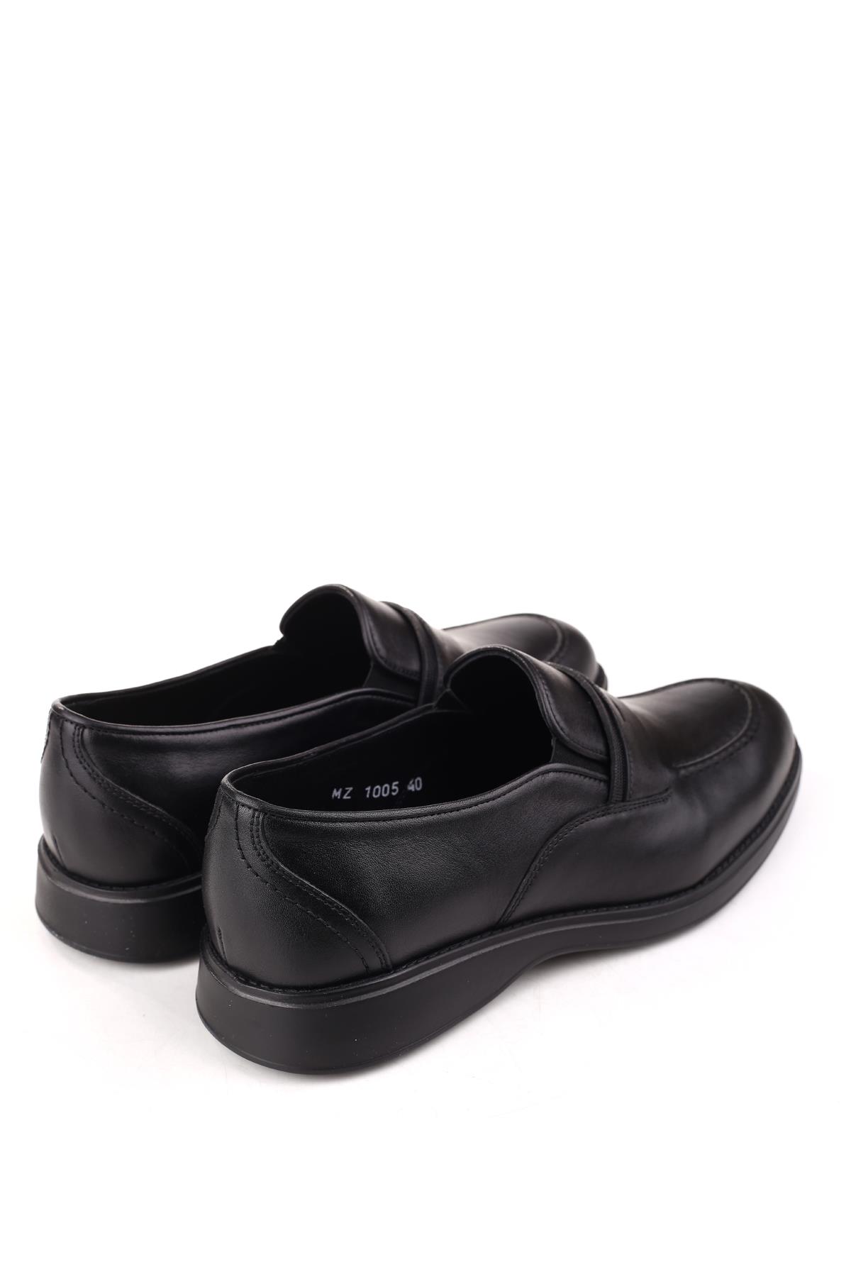 H 1005 Erkek Hakiki Deri Eva Taban Bağcıksız Günlük Ayakkabı - Görsel 5
