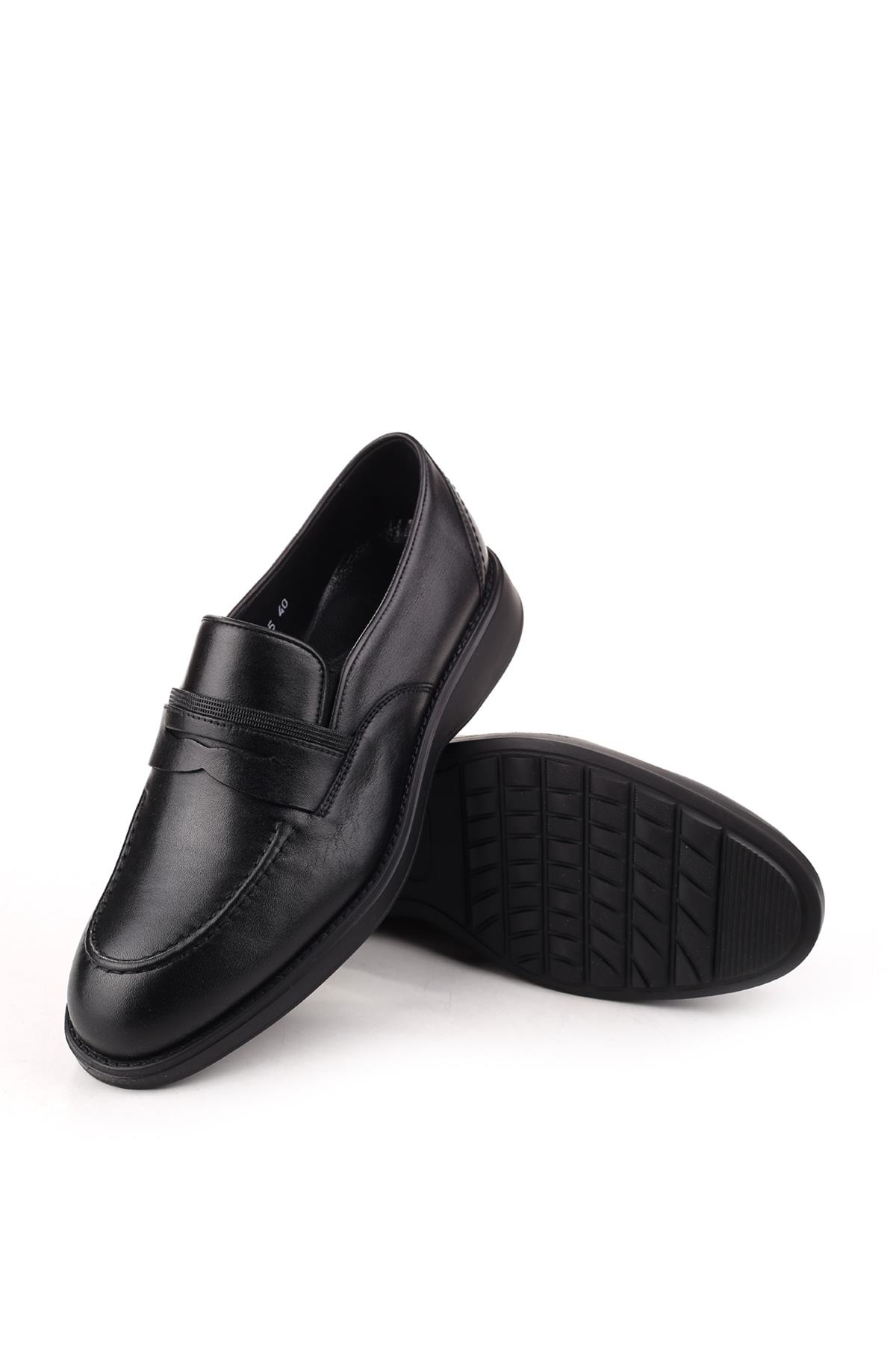 H 1005 Erkek Hakiki Deri Eva Taban Bağcıksız Günlük Ayakkabı - Görsel 6
