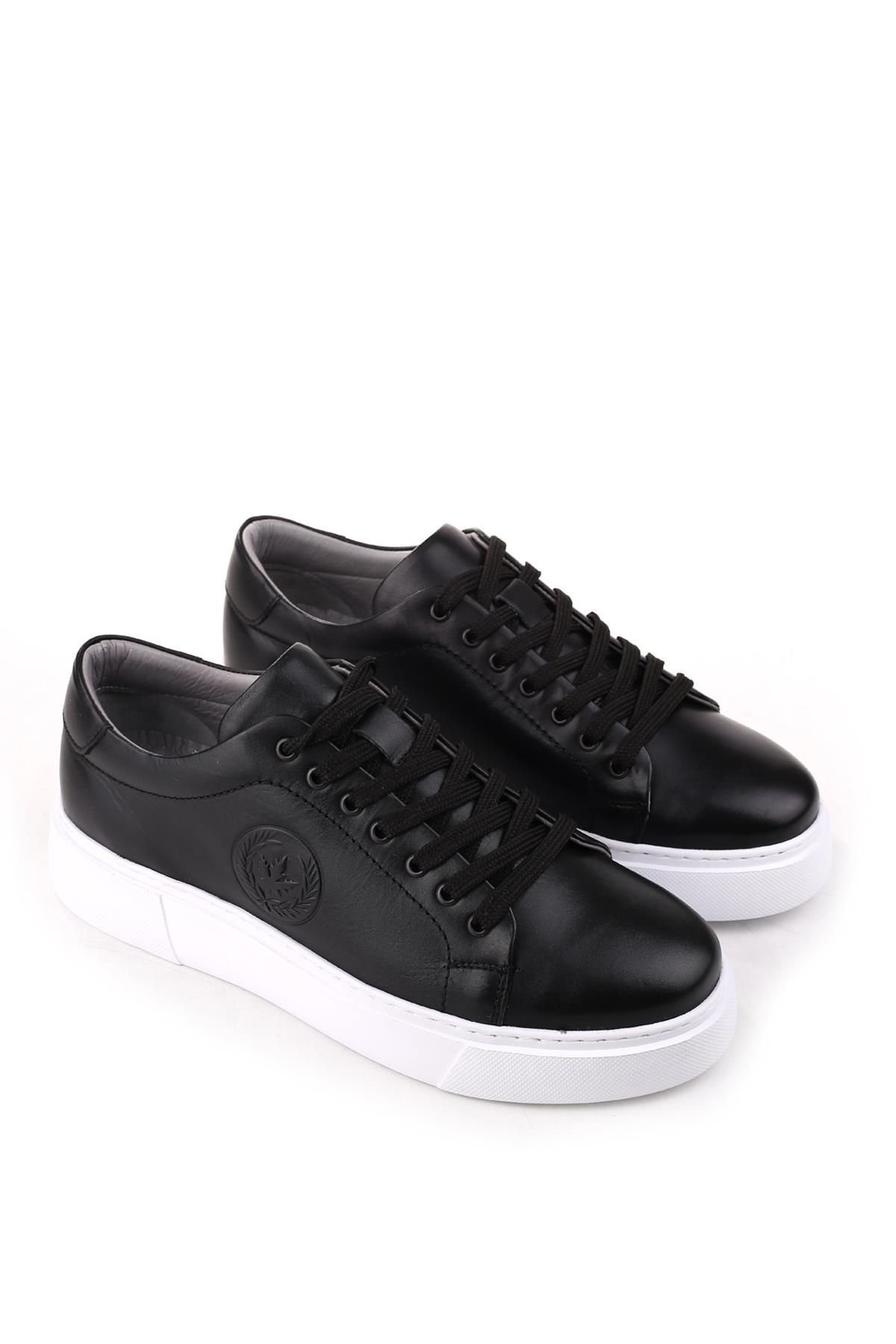 6204 Erkek Hakiki Deri Poli Taban Günlük Ayakkabı - Görsel 3