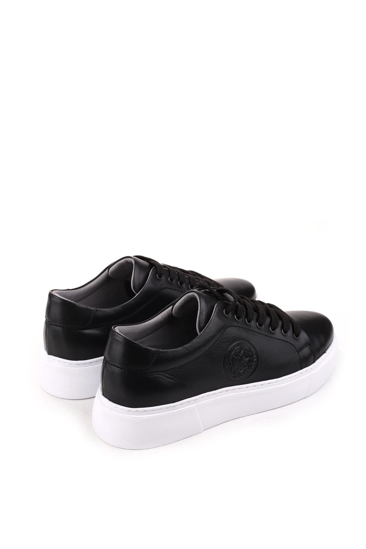 6204 Erkek Hakiki Deri Poli Taban Günlük Ayakkabı - Görsel 4