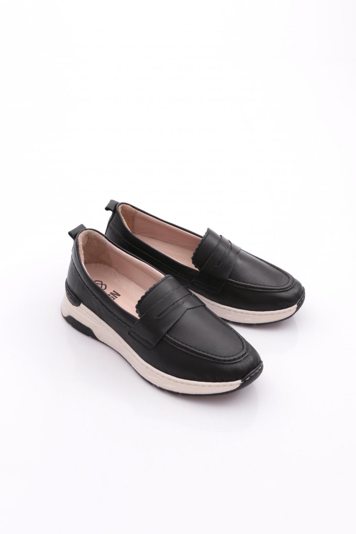 P48 Kadin Şeritli Comfort Ayakkabi - Görsel 3