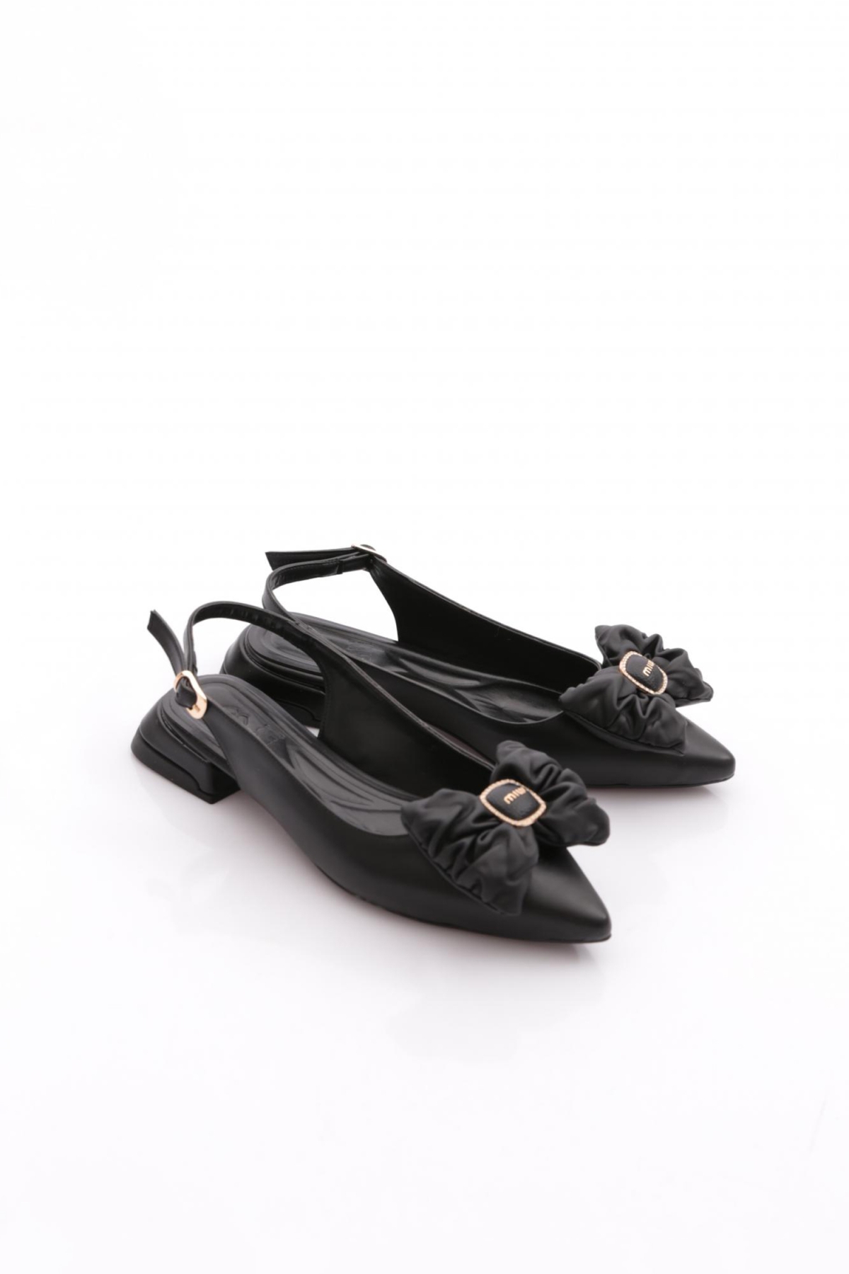 2886 Kadin Fiyonk Detayli Babet - Görsel 3