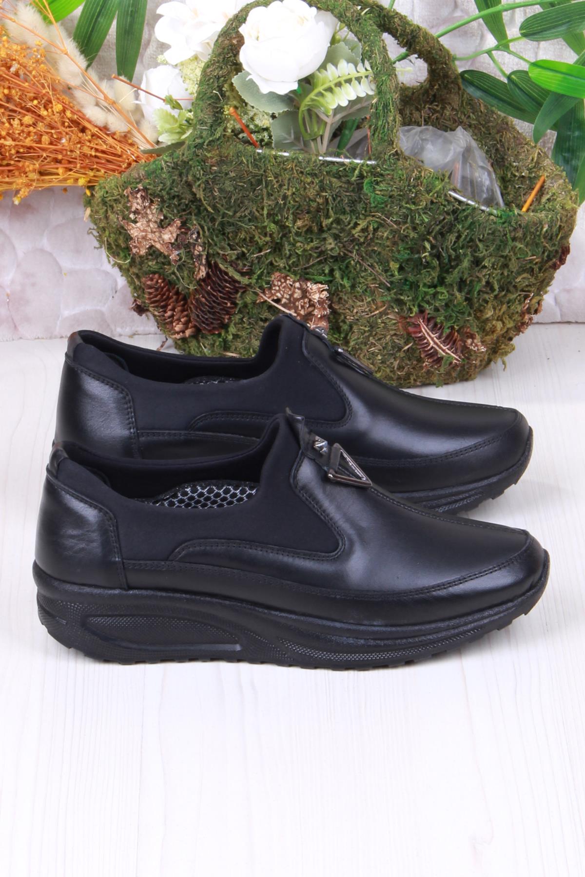 4280 Yumuşak Hafif Rahat Hakiki Deri Kadın Ayakkabı - Görsel 3