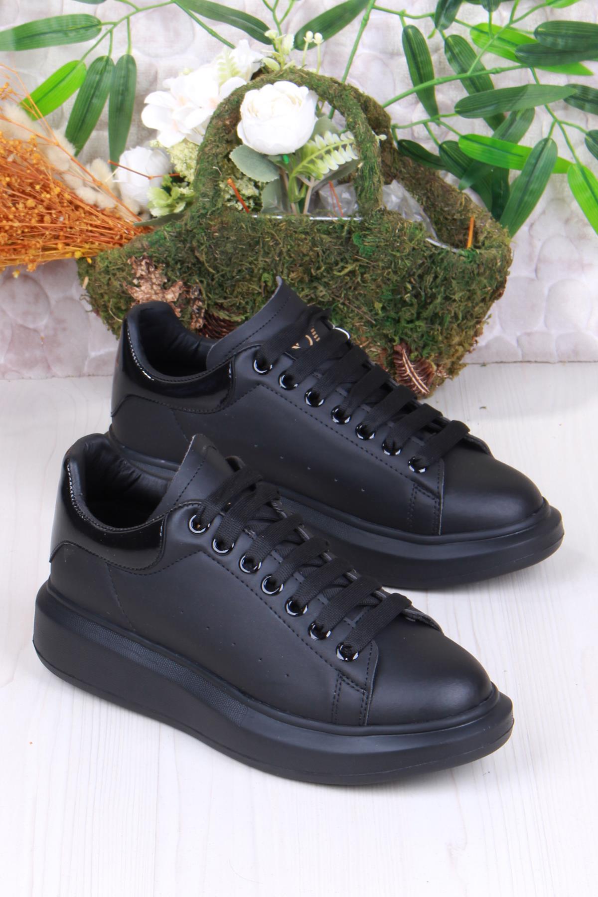 Fort Fort B-150 Siyah Rahat Kalın Taban Sneaker Erkek Spor Ayakkabı | Flo Siyah - 2. görsel