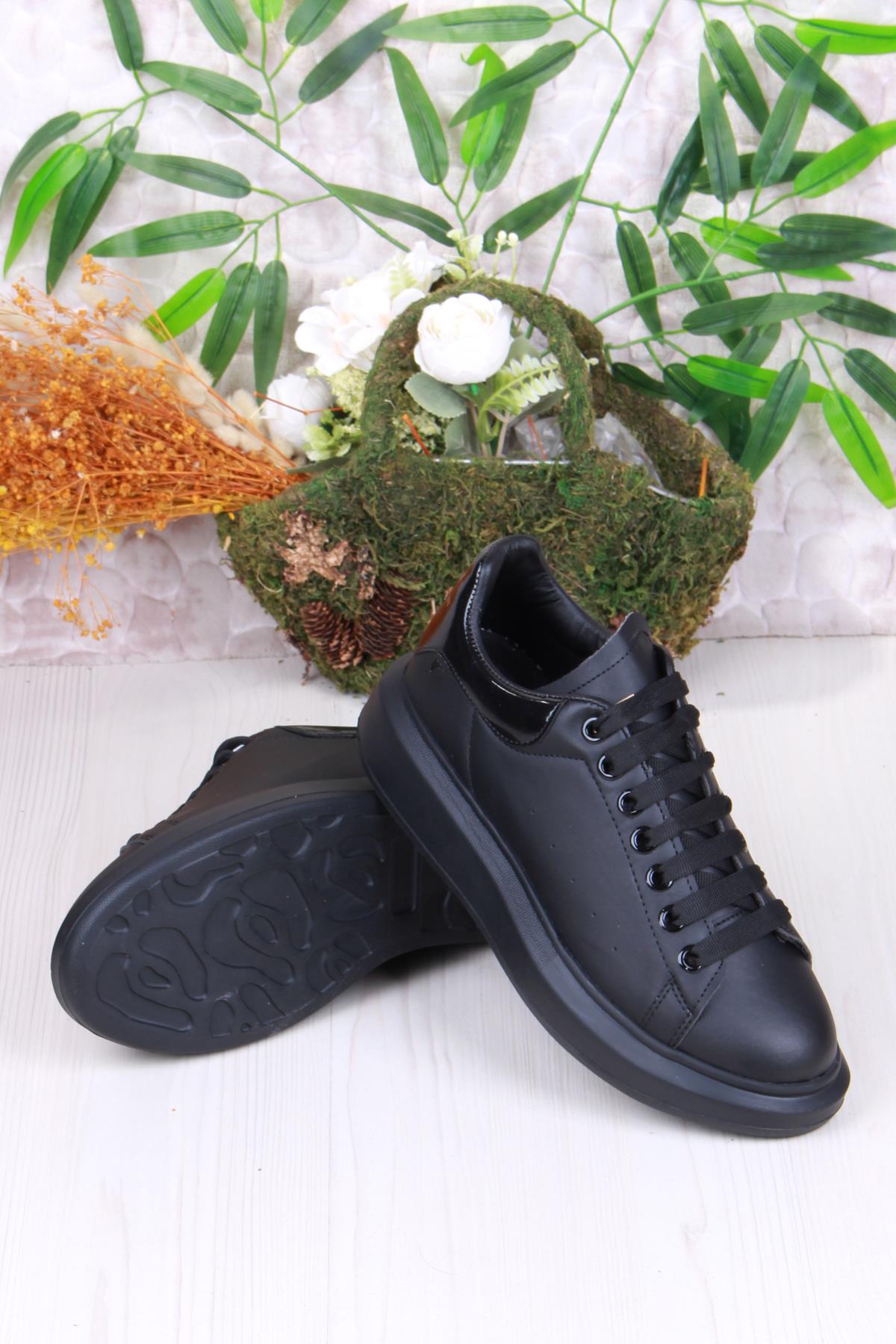 Fort Fort B-150 Siyah Rahat Kalın Taban Sneaker Erkek Spor Ayakkabı | Flo Siyah - 5. görsel