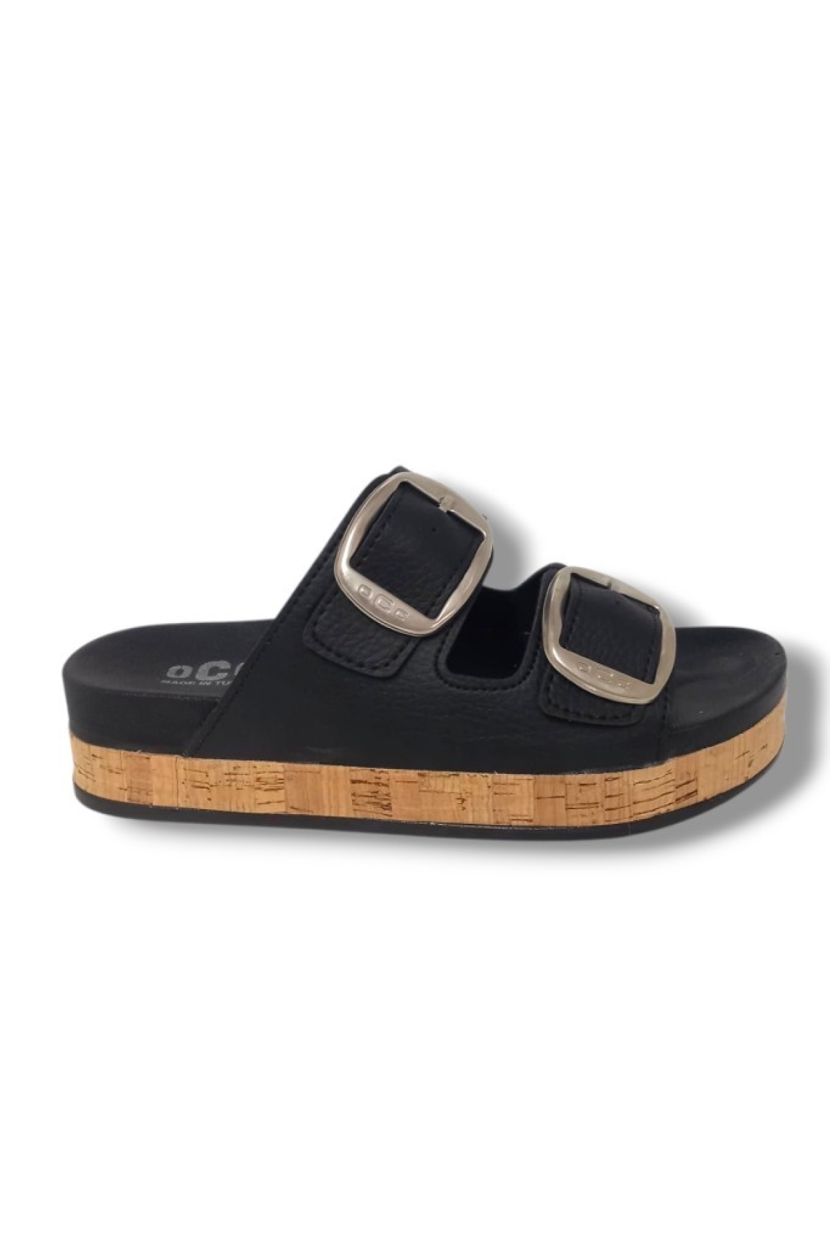 413-25 Anatomik Çift Bant Kadın Terlik - Görsel 2