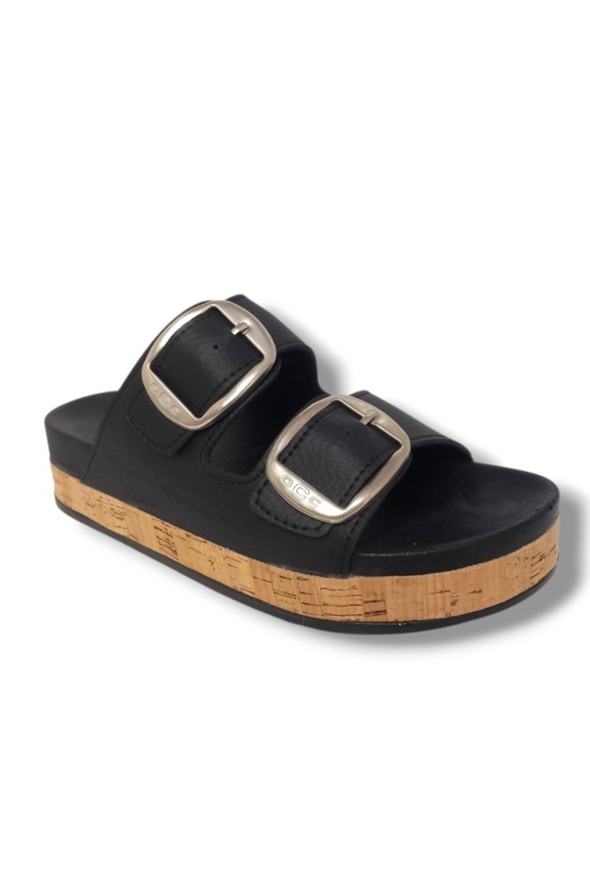 413-25 Anatomik Çift Bant Kadın Terlik - Görsel 3