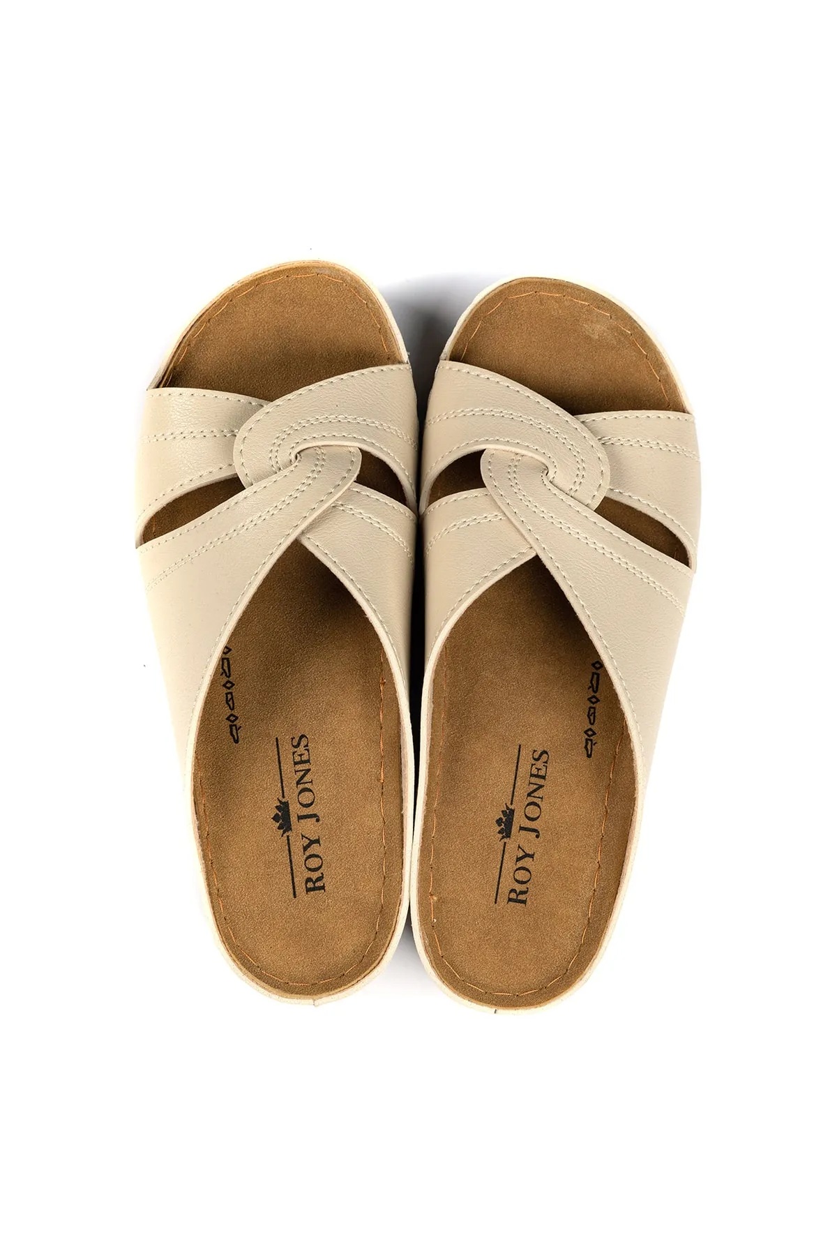 1816 Ortopedik Kısa Topuklu Günlük Kadın Terlik - Görsel 8