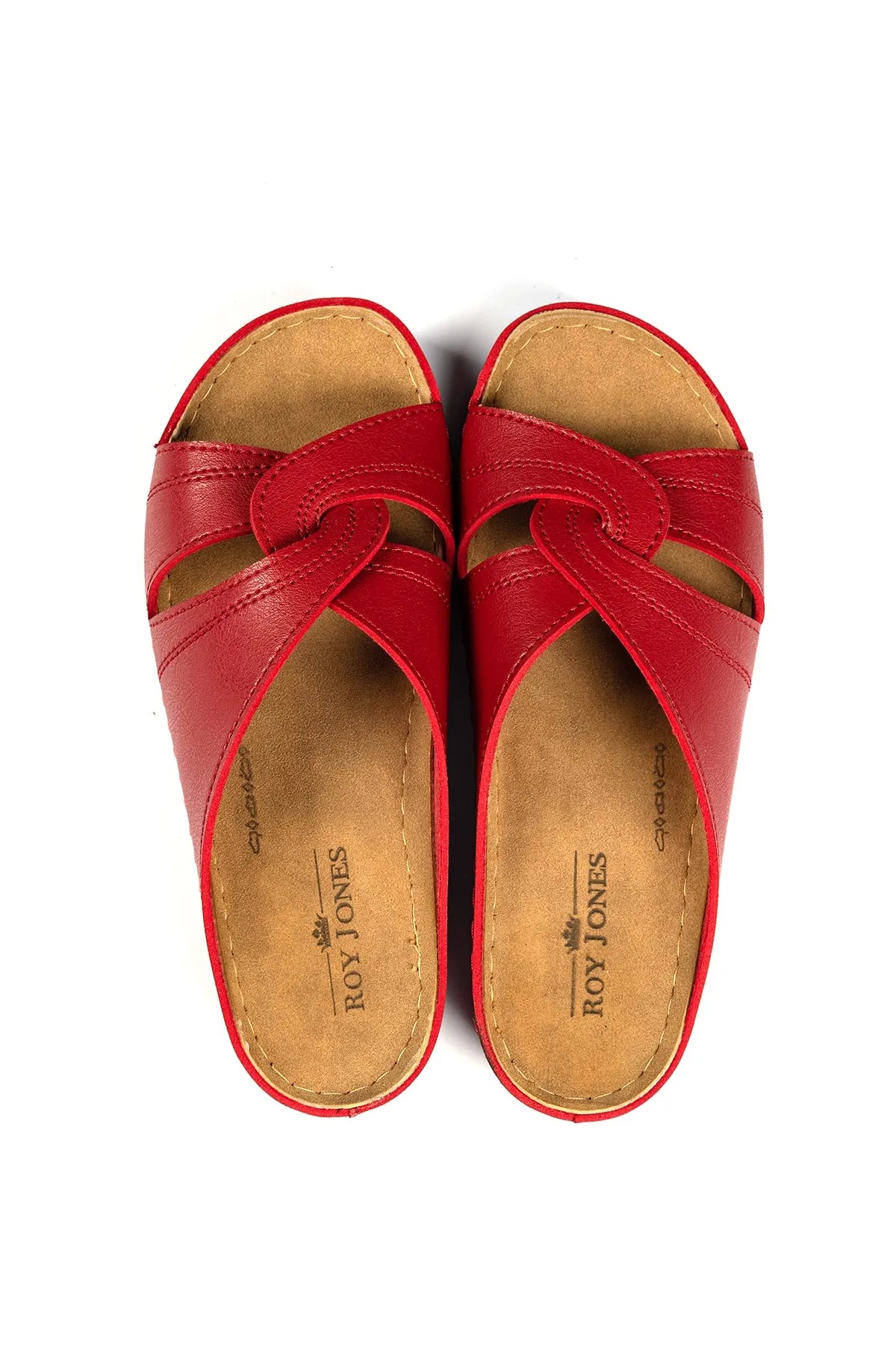 1816 Ortopedik Kısa Topuklu Günlük Kadın Terlik - Görsel 7