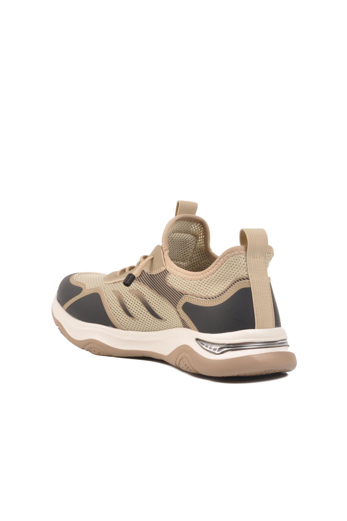 Bej Hafif Esnek Hava Alabilen Erkek Spor Ayakkabı 25Y522 M - Görsel 5