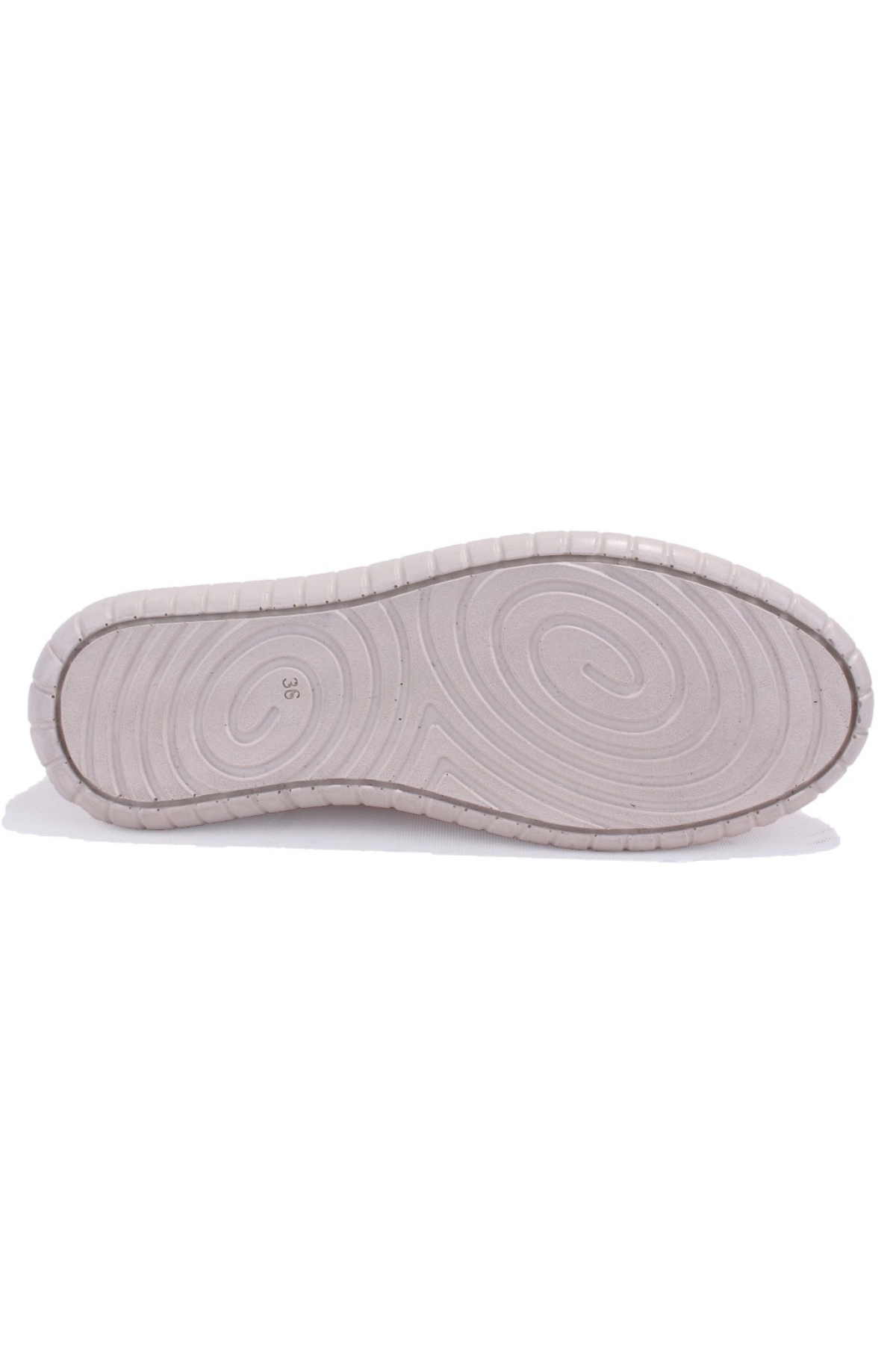 DZA07-1236031 Bej Ortopedik Günlük Deri Kadın Ayakkabı - Görsel 5